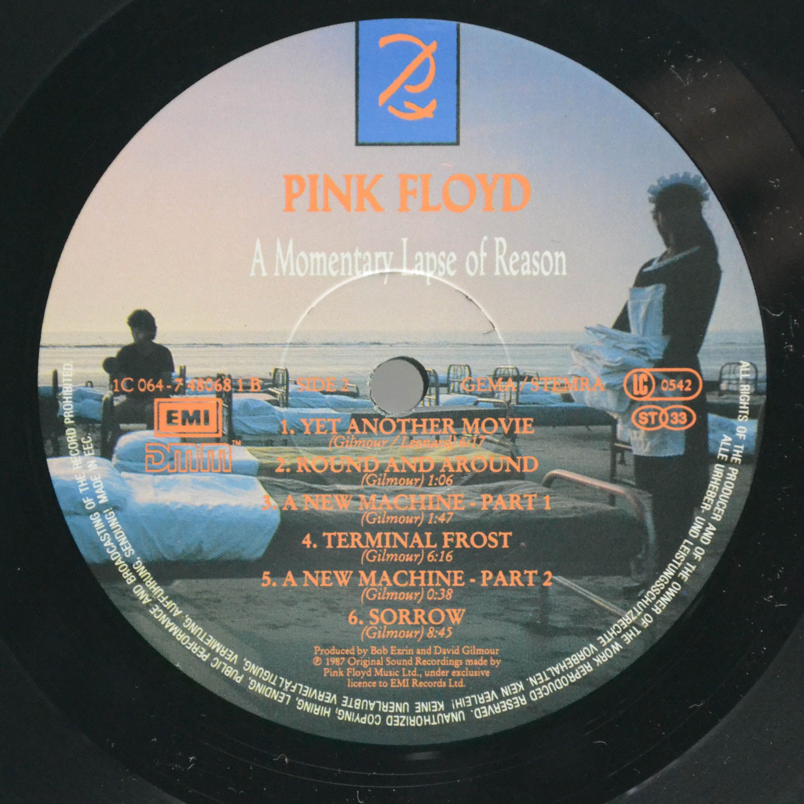 Pink Floyd — A Momentary Lapse Of Reason, 1987
