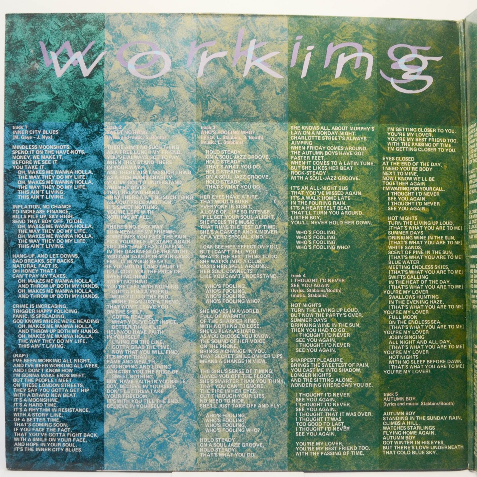 Working Week — Working Nights, 1985