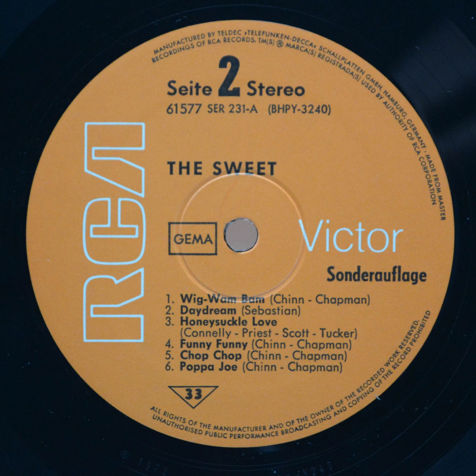 Sweet — The Sweet, 1972