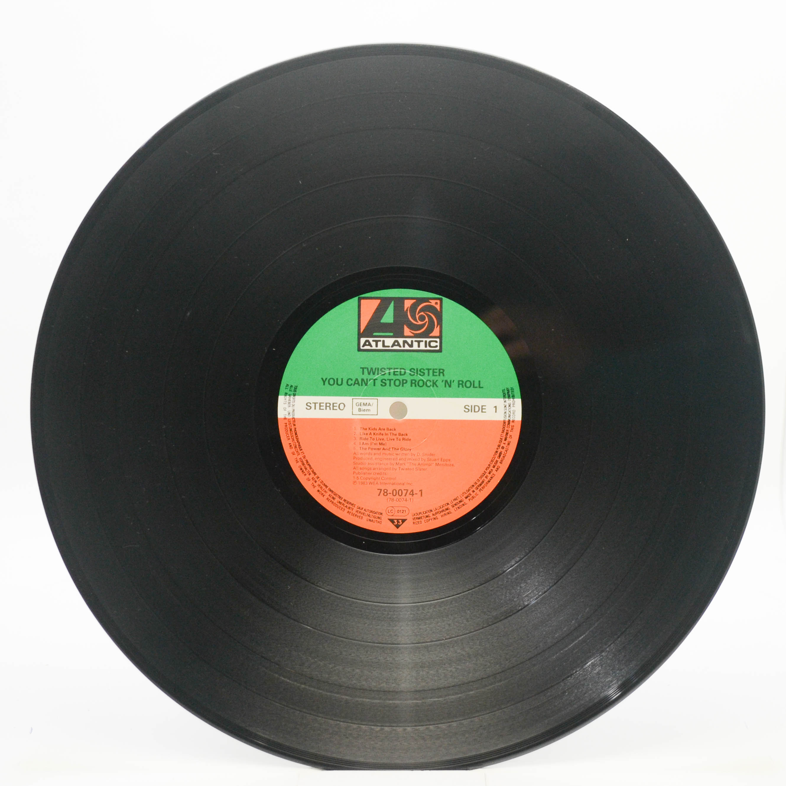 Twisted Sister — You Can't Stop Rock 'N' Roll, 1983