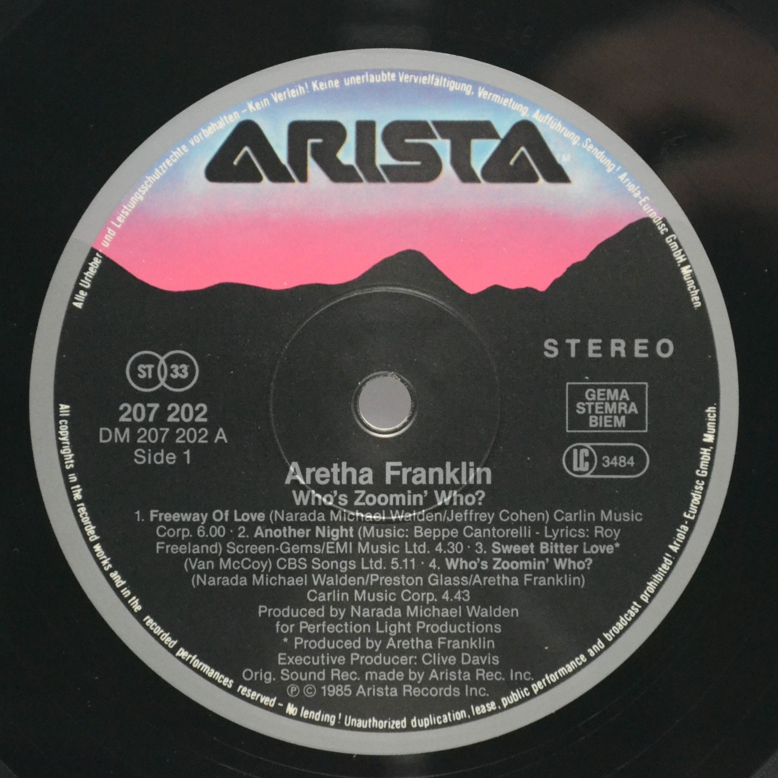 Aretha Franklin — Who's Zoomin' Who?, 1985