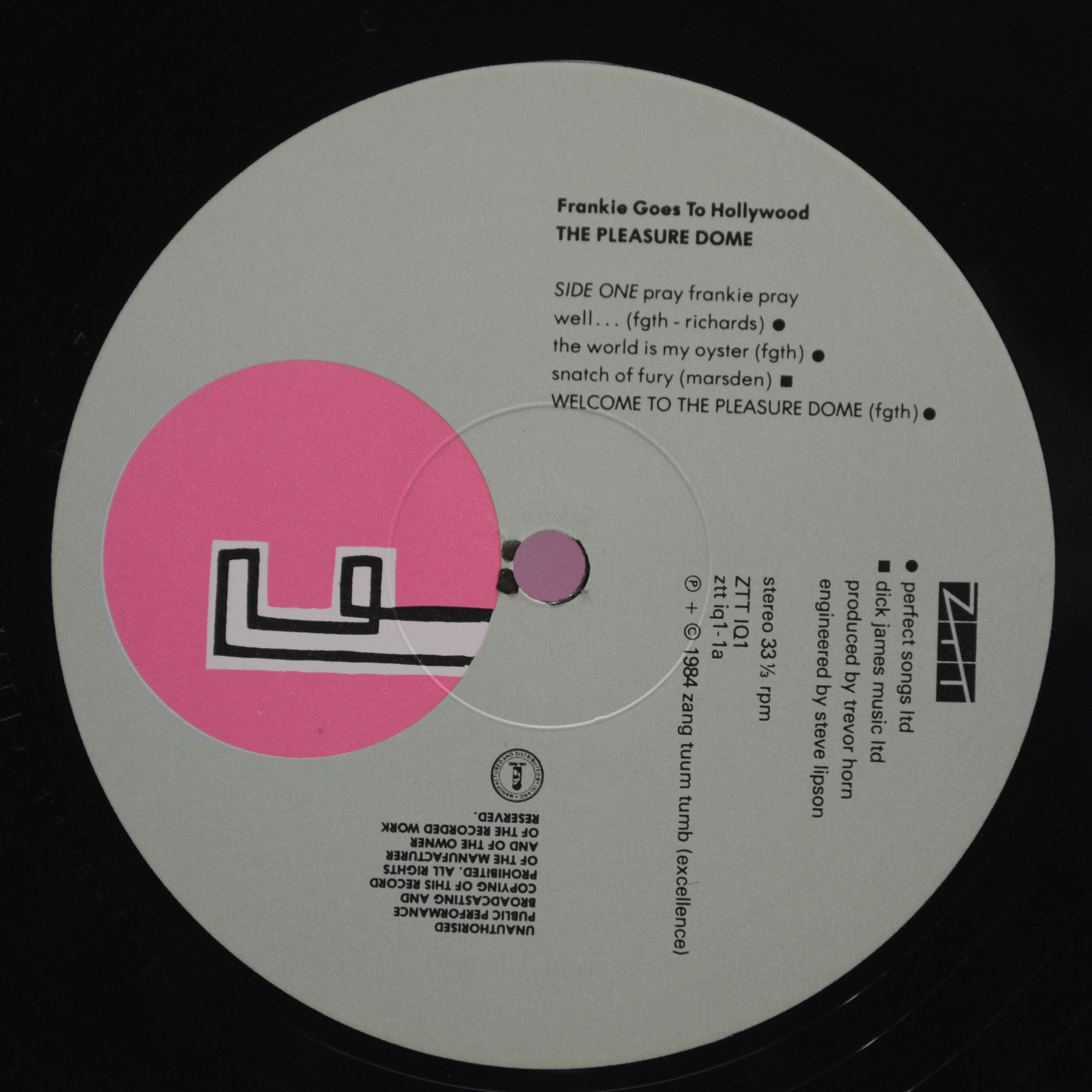 Frankie Goes To Hollywood — Welcome To The Pleasuredome (2LP, 1-st, UK), 1984