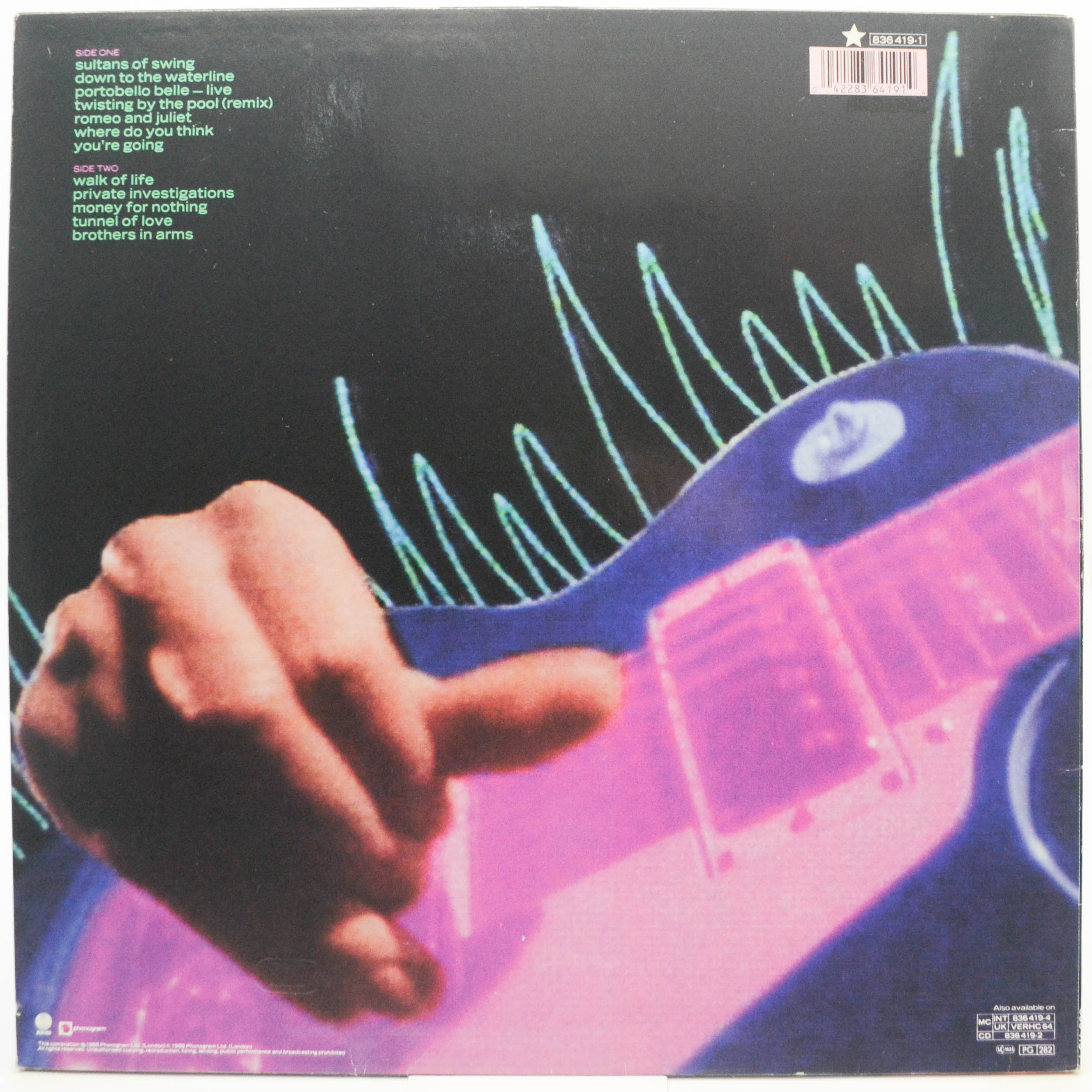 Виниловая пластинка Dire Straits — Money For Nothing, 1988