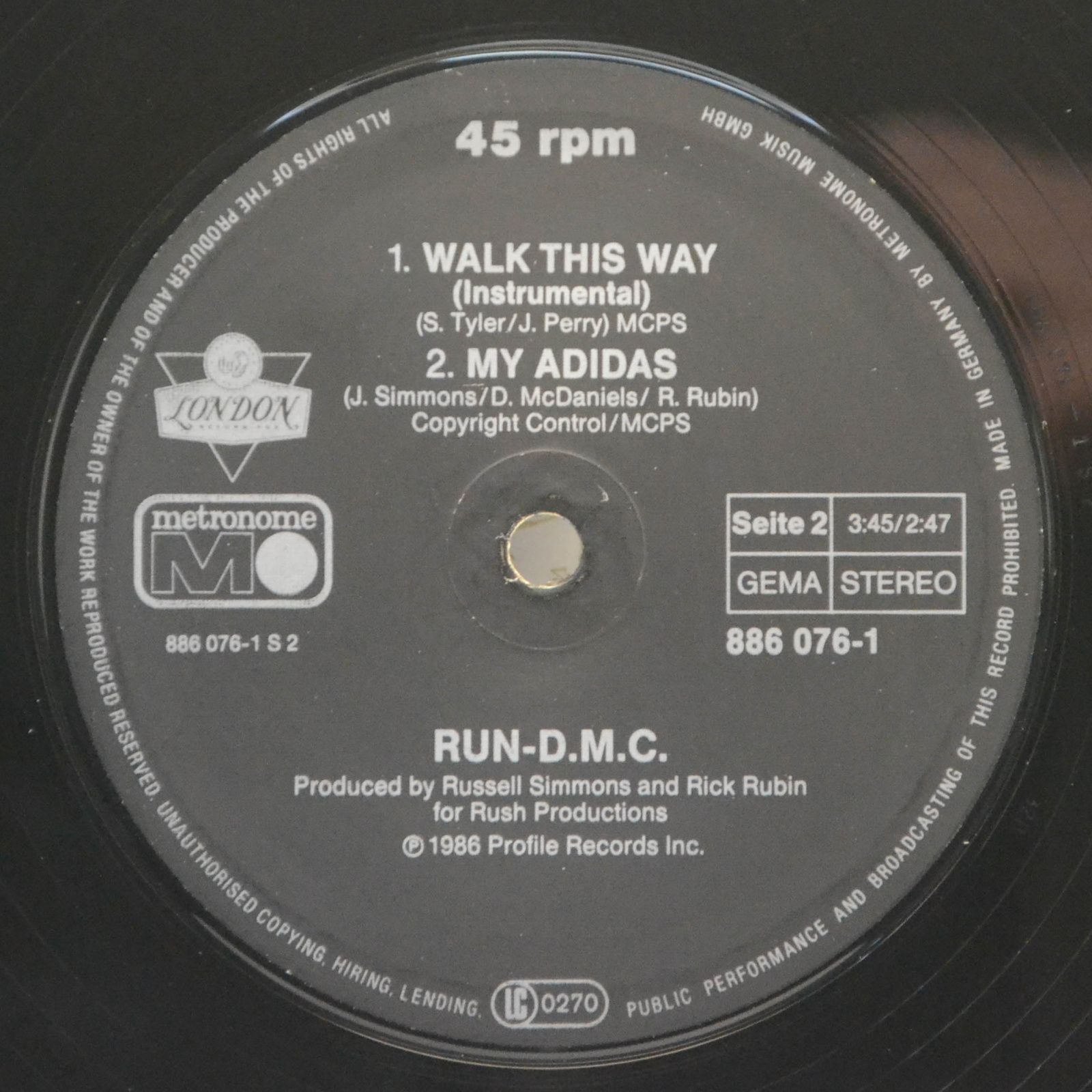 Run DMC — Walk This Way, 1986