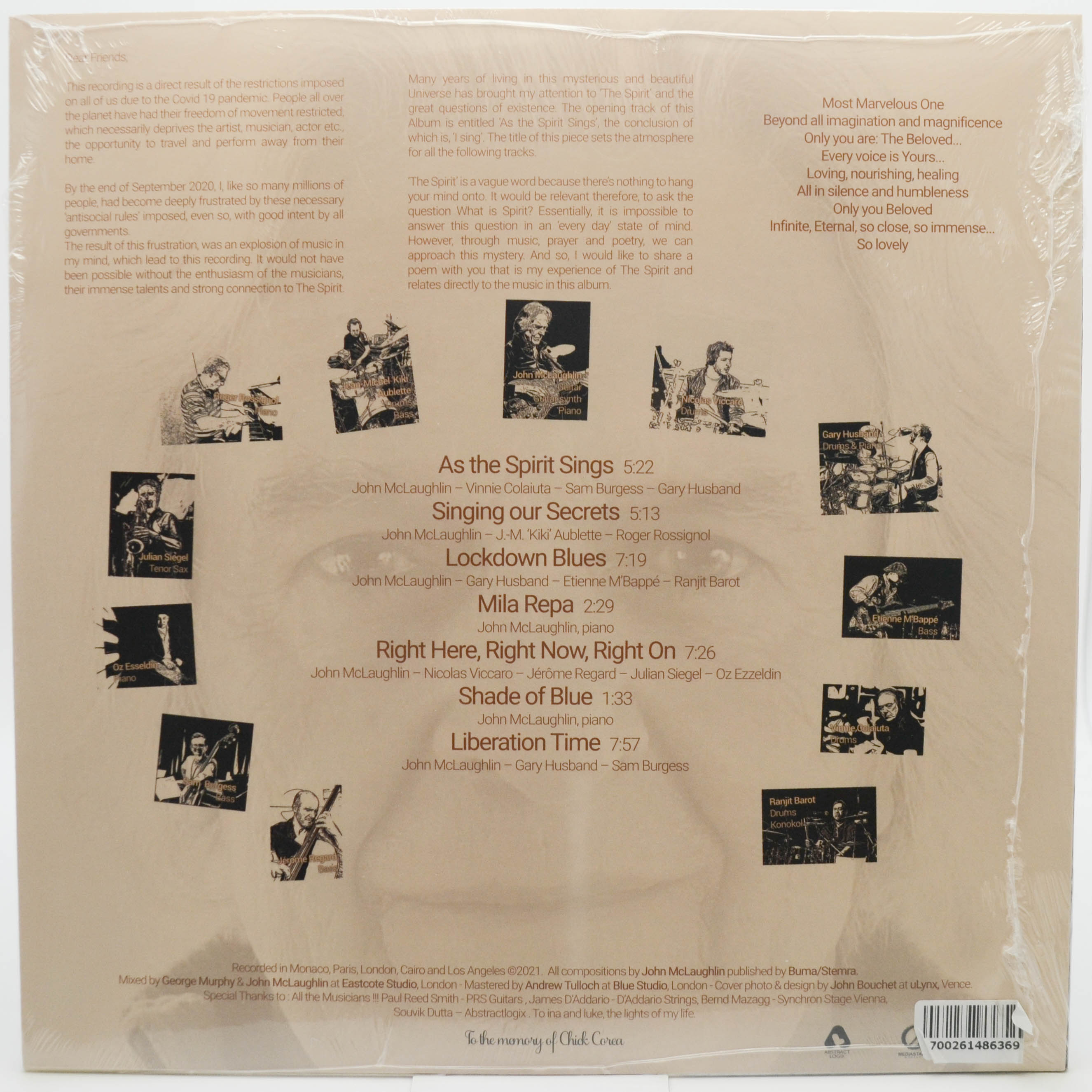 John McLaughlin — Liberation Time, 2021