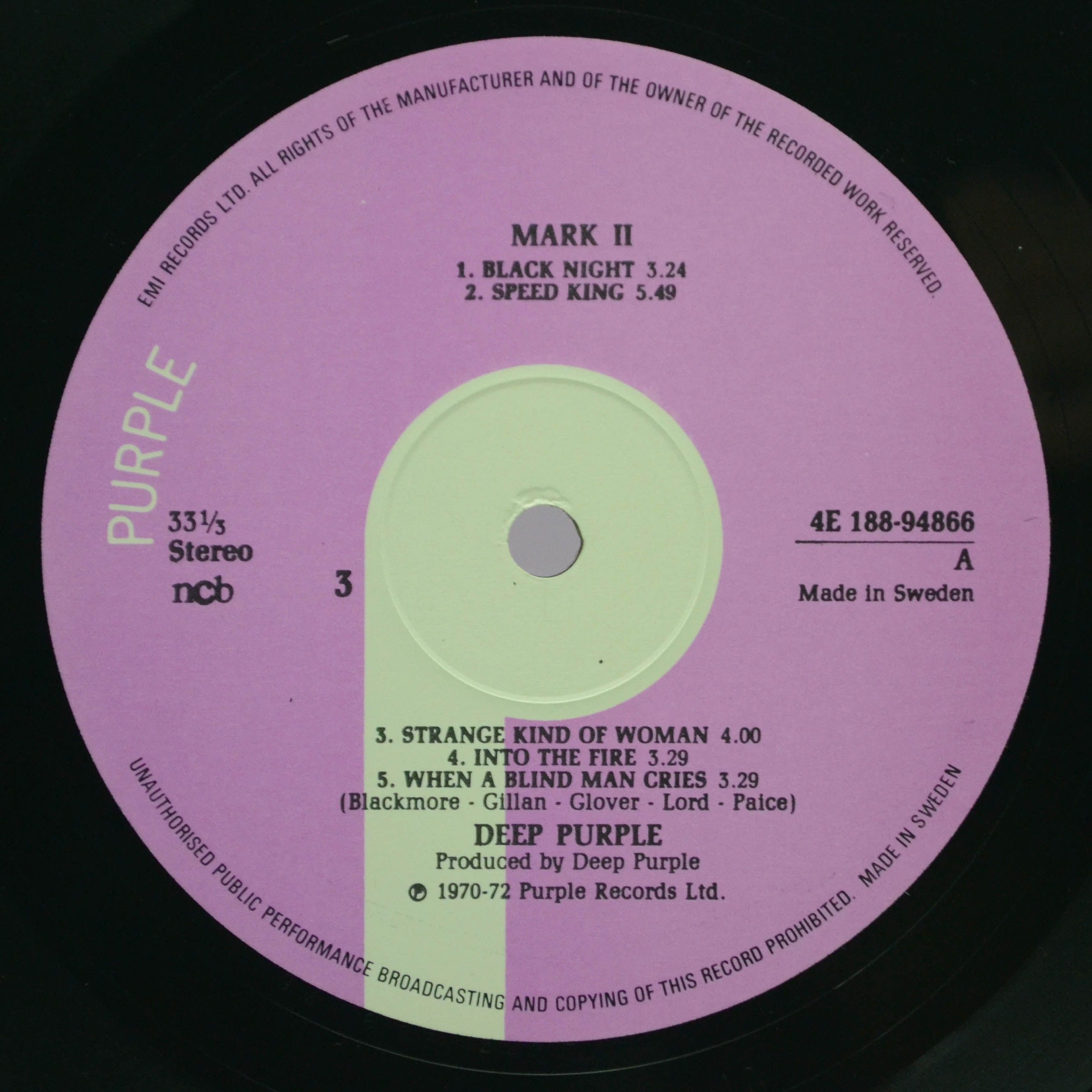 Deep Purple — Mark I & II (2LP), 1973