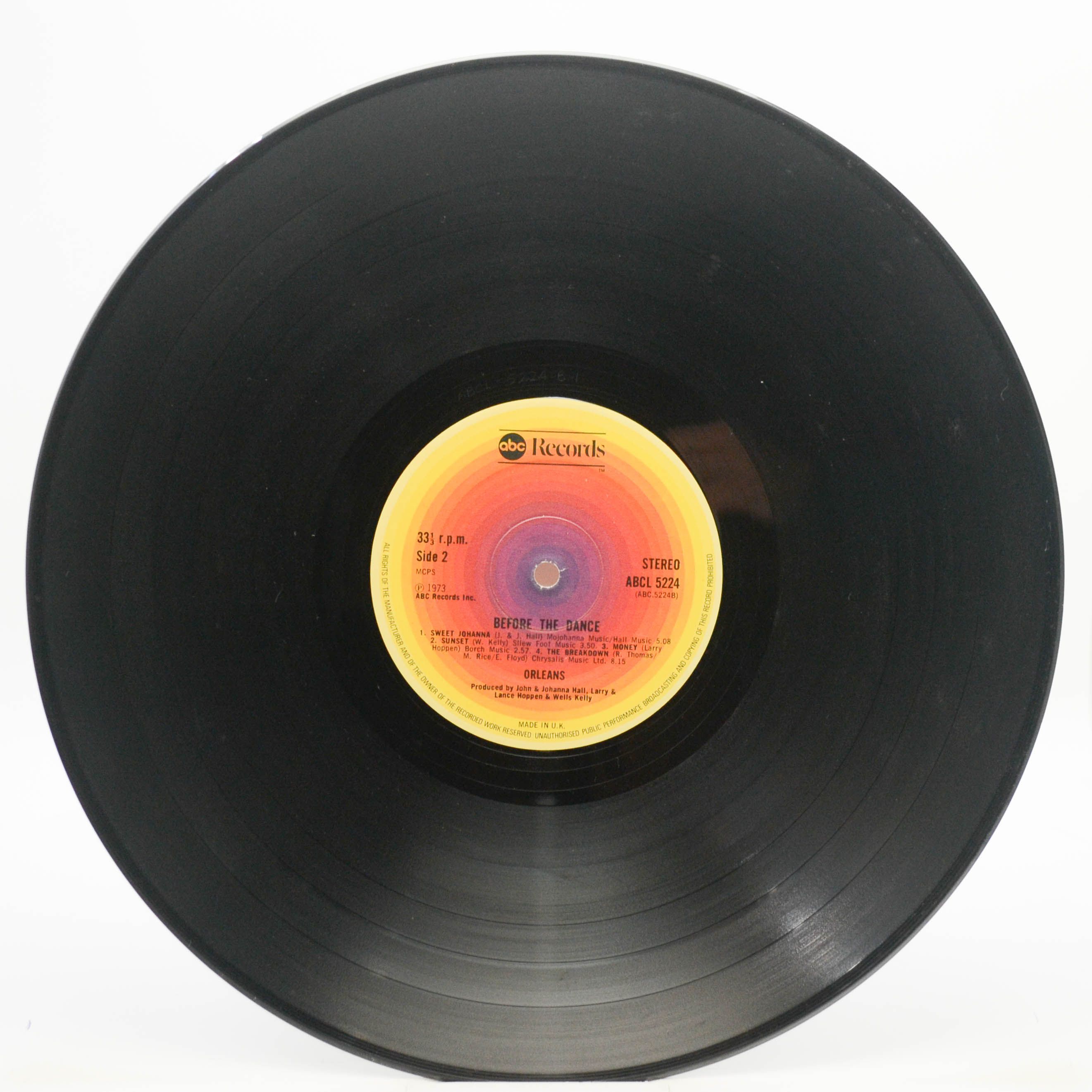 Виниловая пластинка Orleans — Before The Dance (UK), 1977