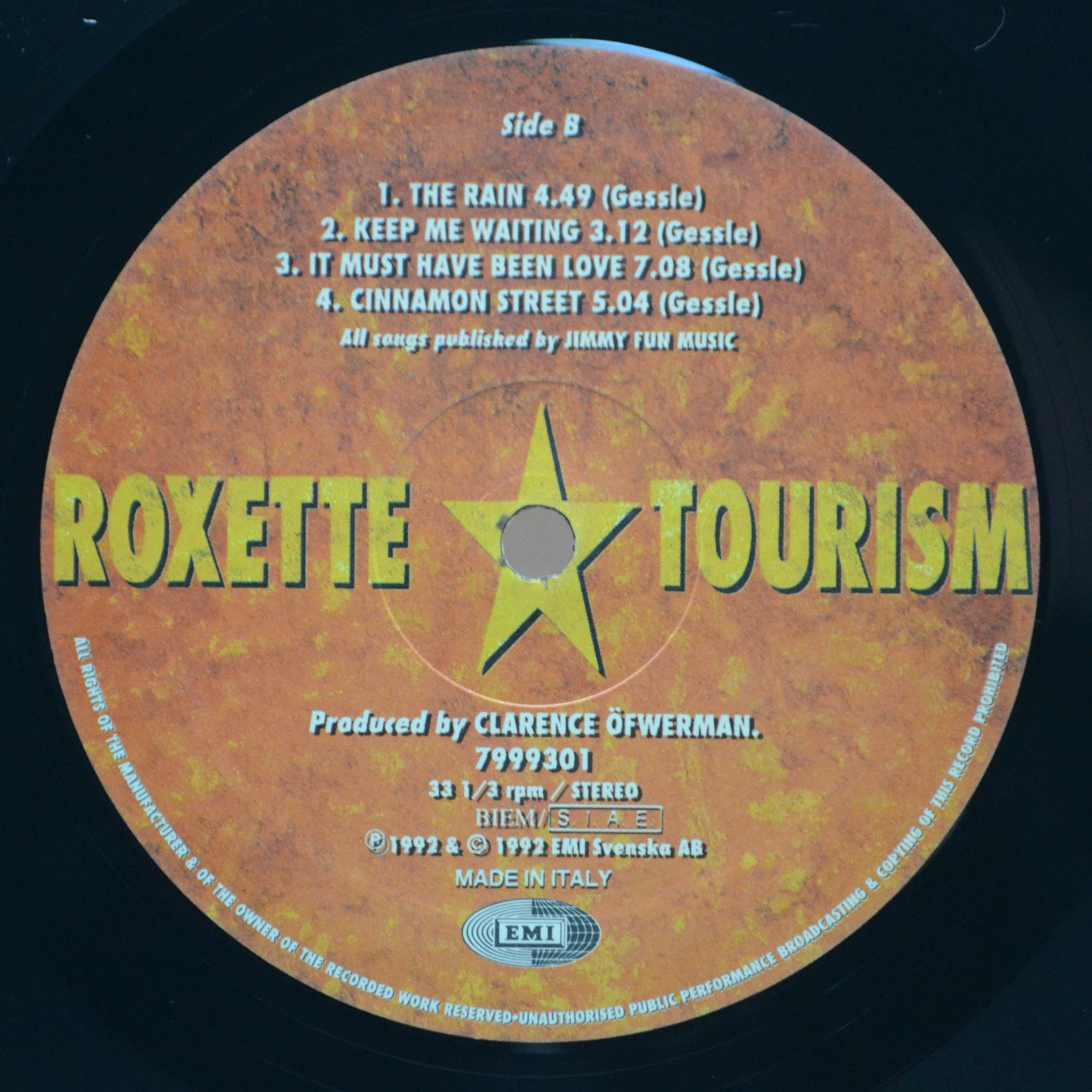 Roxette — Tourism (2LP), 1992