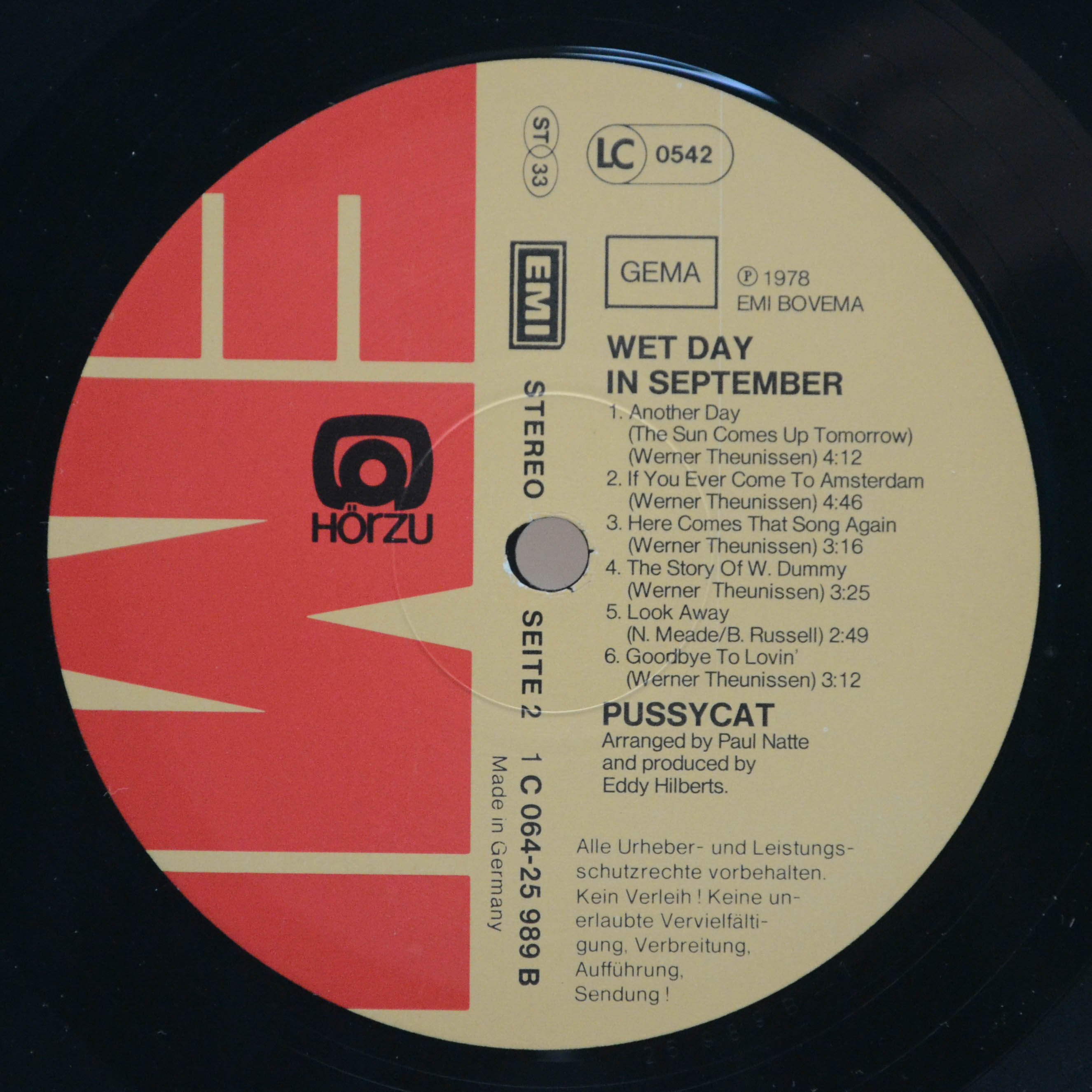Pussycat — Wet Day In September, 1978
