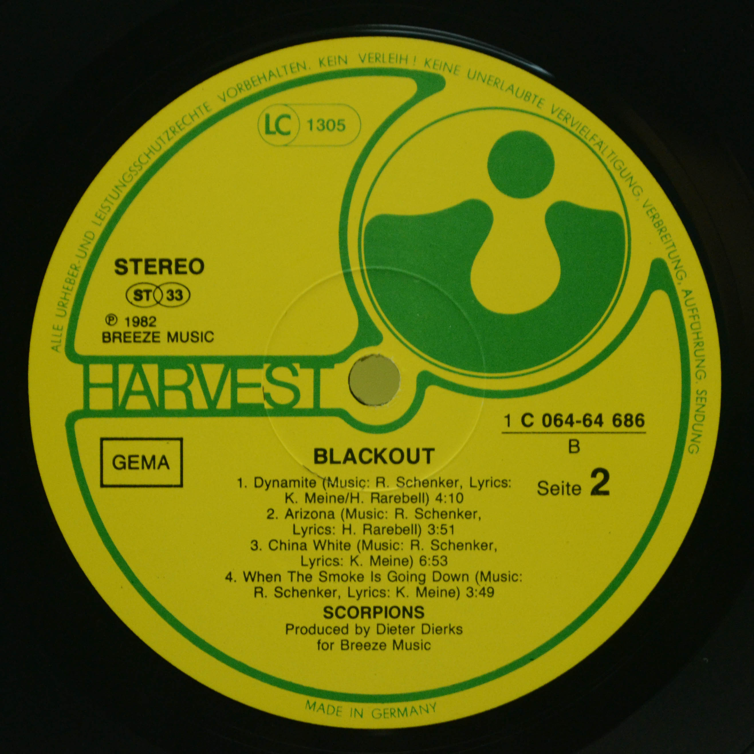 Scorpions — Blackout, 1982