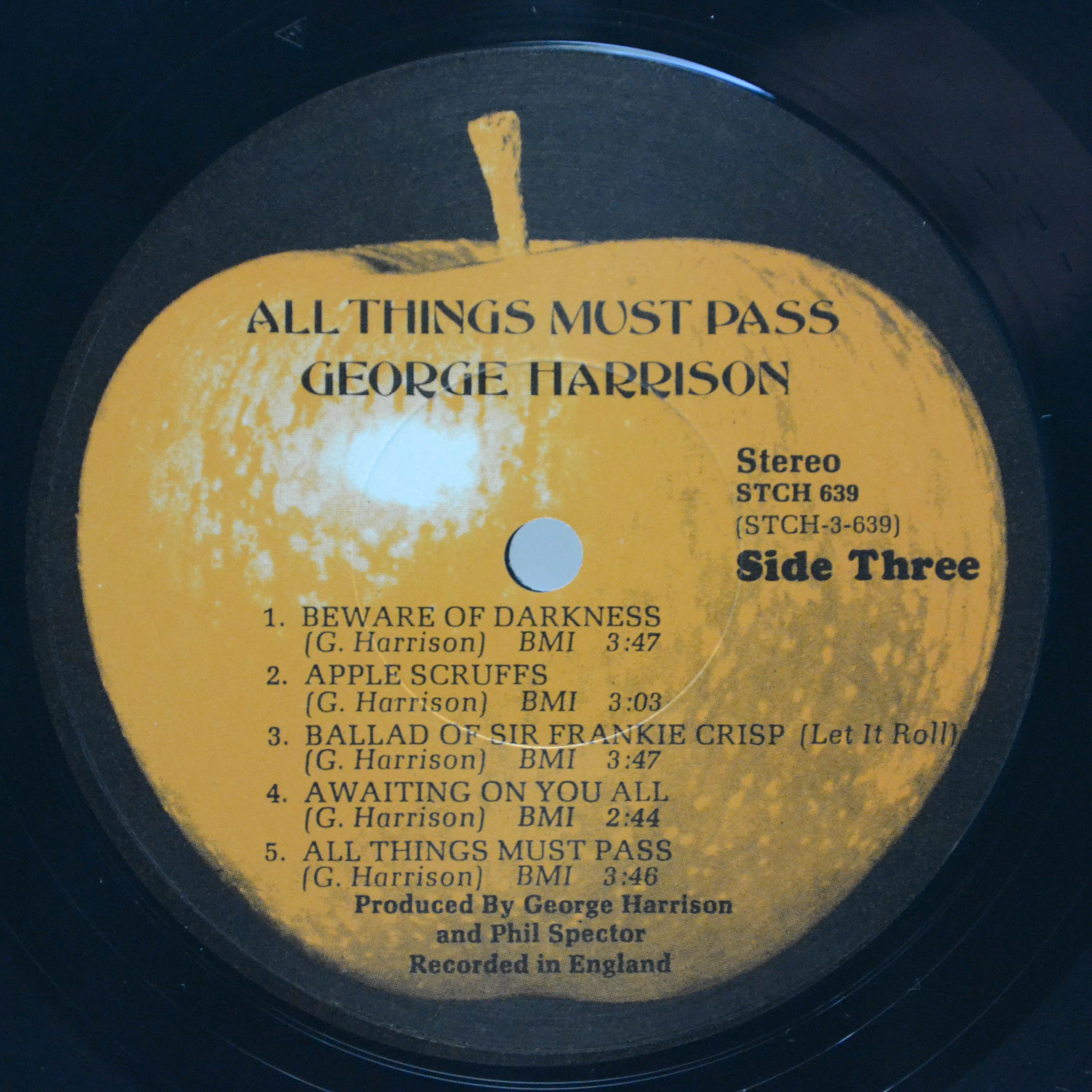 George Harrison — All Things Must Pass (USA+Poster), 1970
