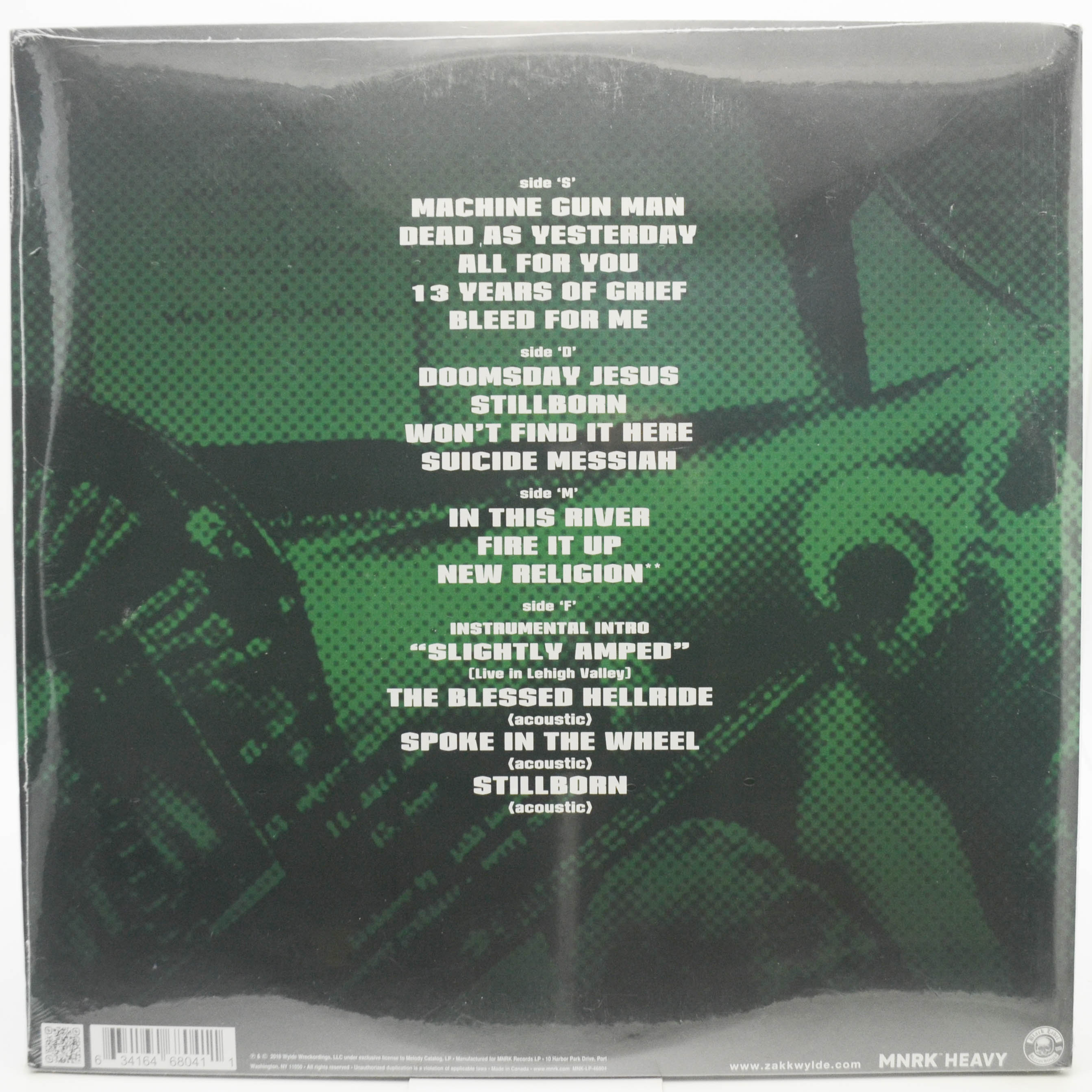 Виниловая пластинка Black Label Society — Skullage (2LP), 2009