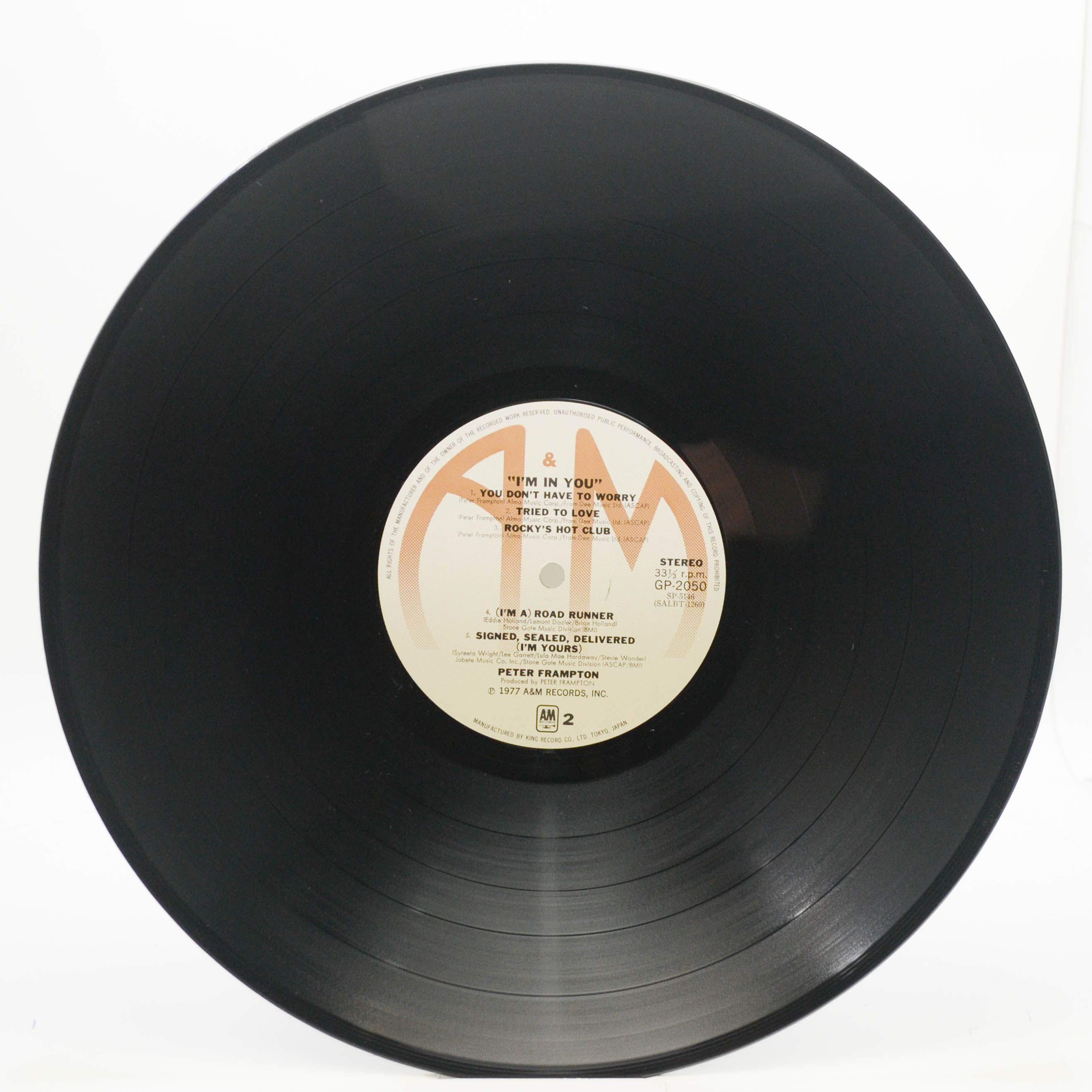 Виниловая пластинка Peter Frampton — I'm In You, 1977