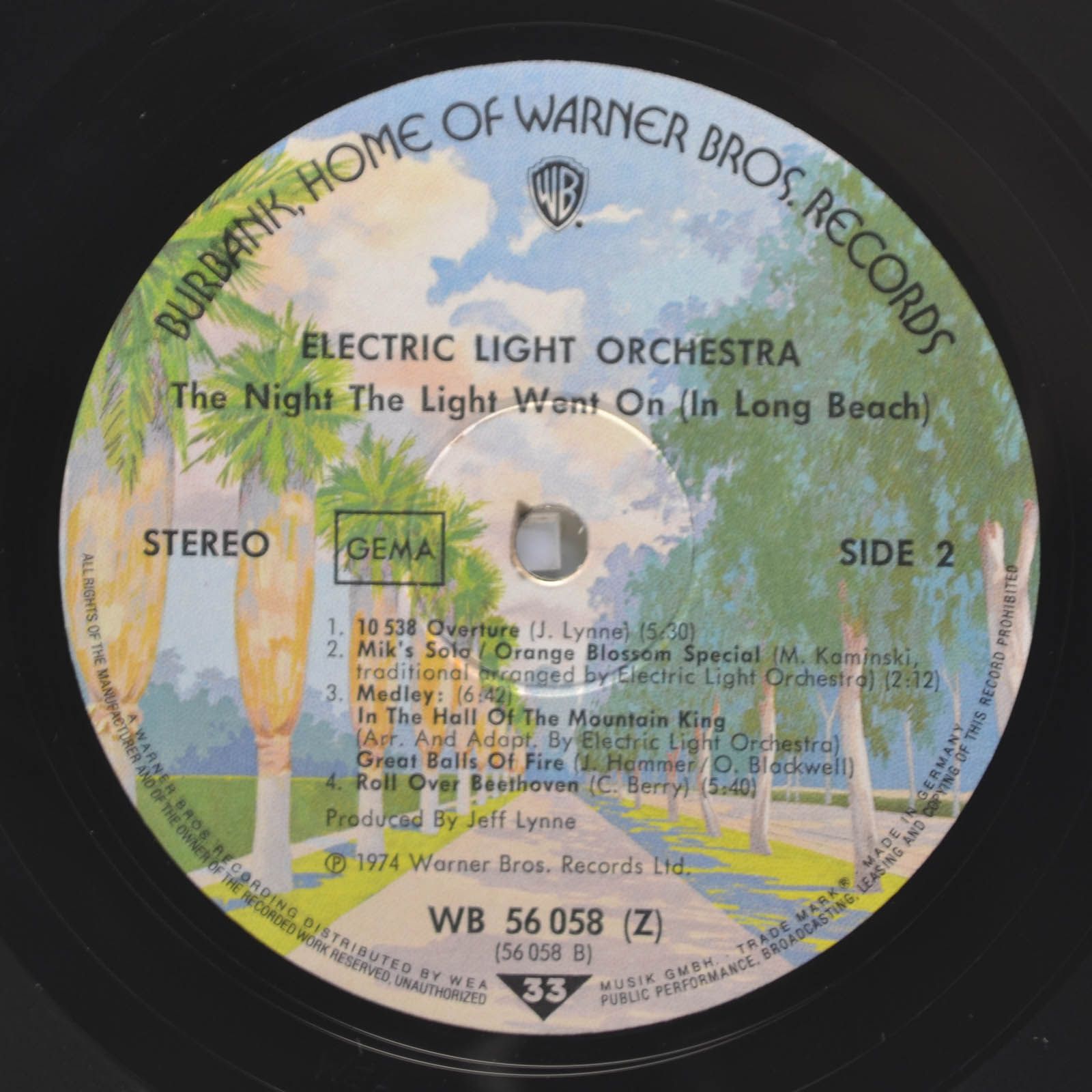 Electric Light Orchestra — The Night The Light Went On (In Long Beach), 1974