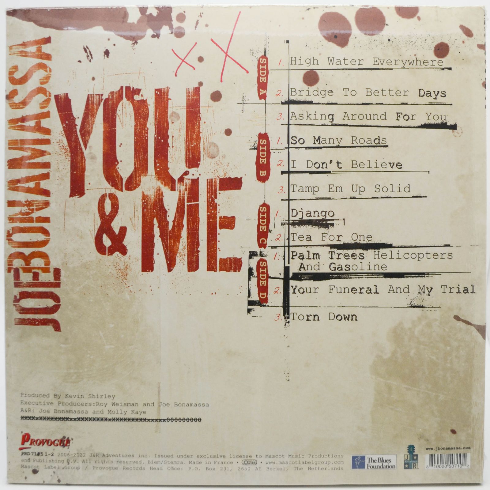 Joe Bonamassa — You & Me (2LP), 2006
