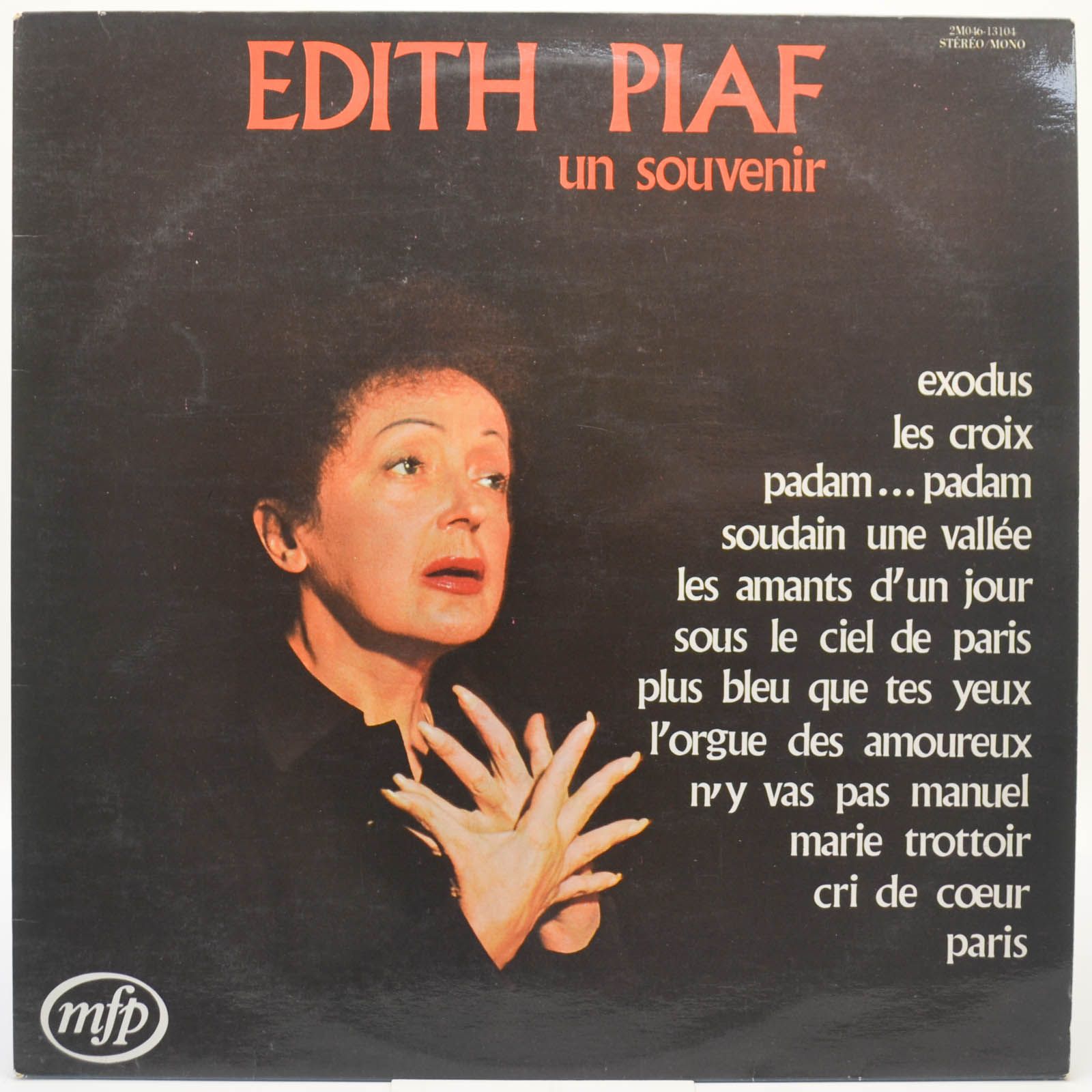 Edith Piaf — Un Souvenir (France), 1973