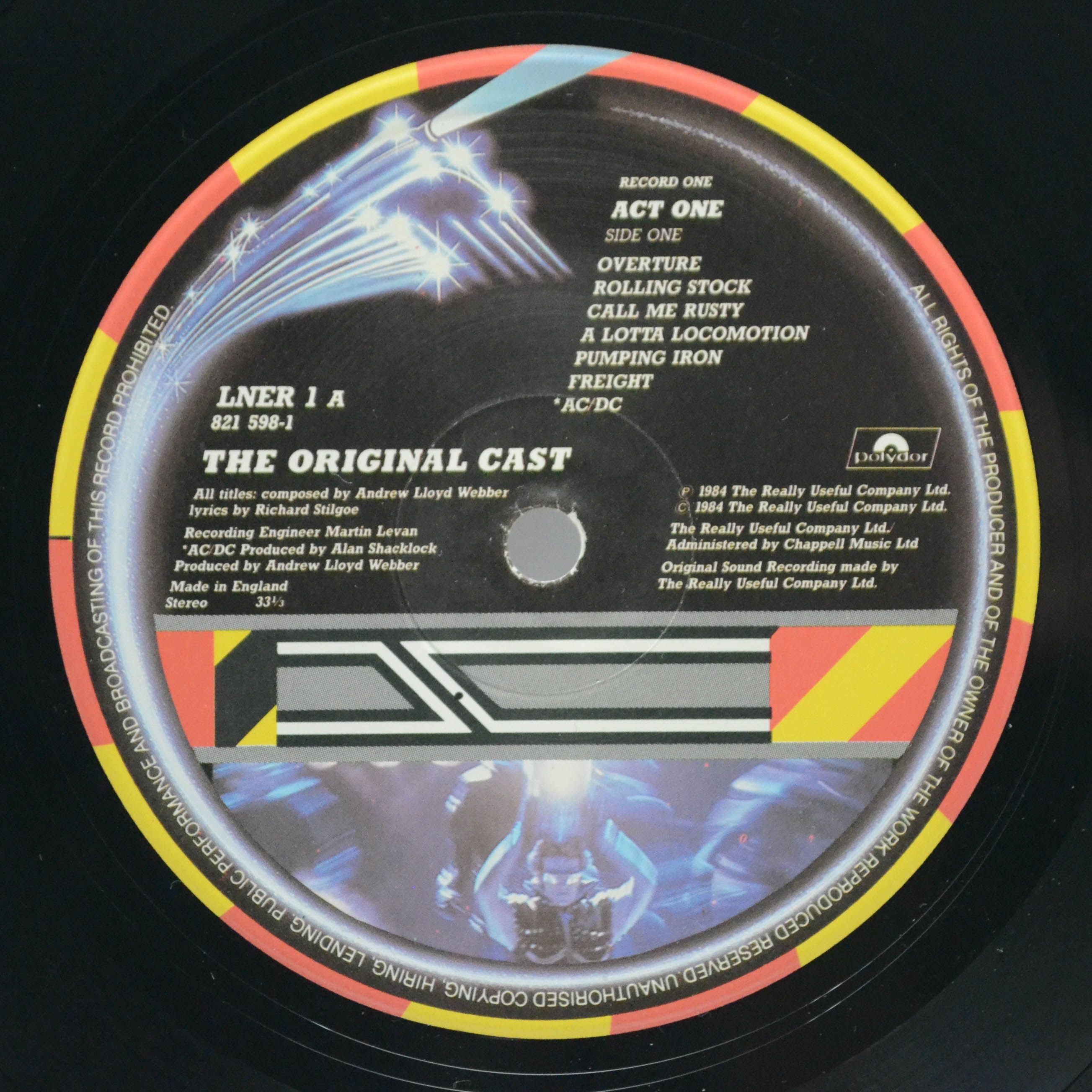 Andrew Lloyd Webber — Starlight Express (2LP, 1-st, UK, booklet), 1984