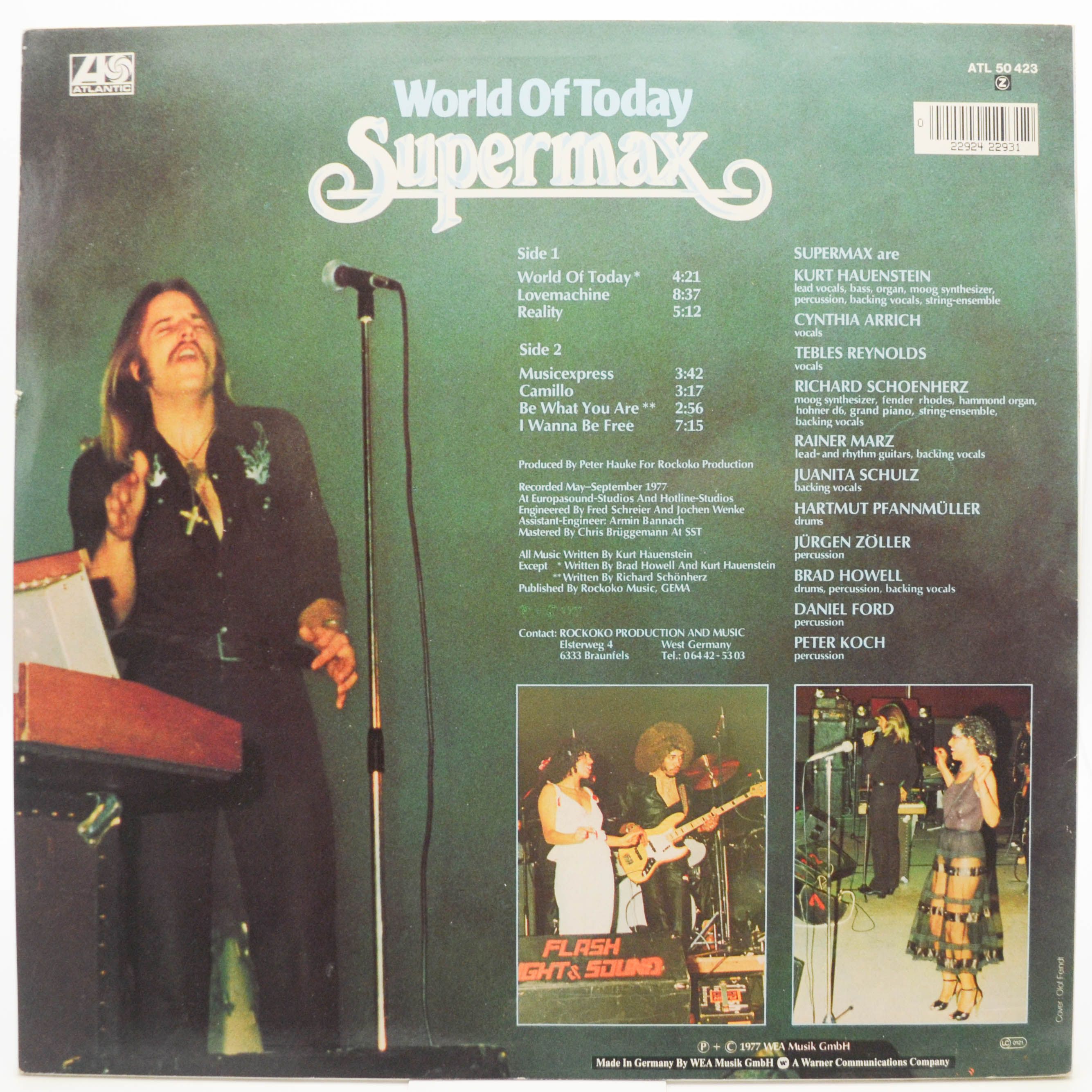 Supermax — World Of Today, 1977