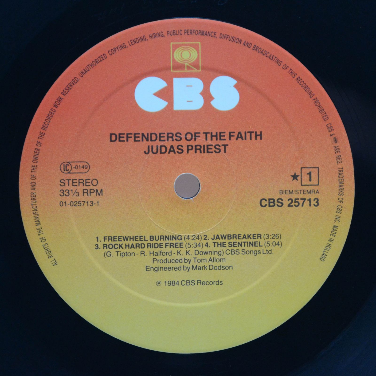 Judas Priest — Defenders Of The Faith, 1984