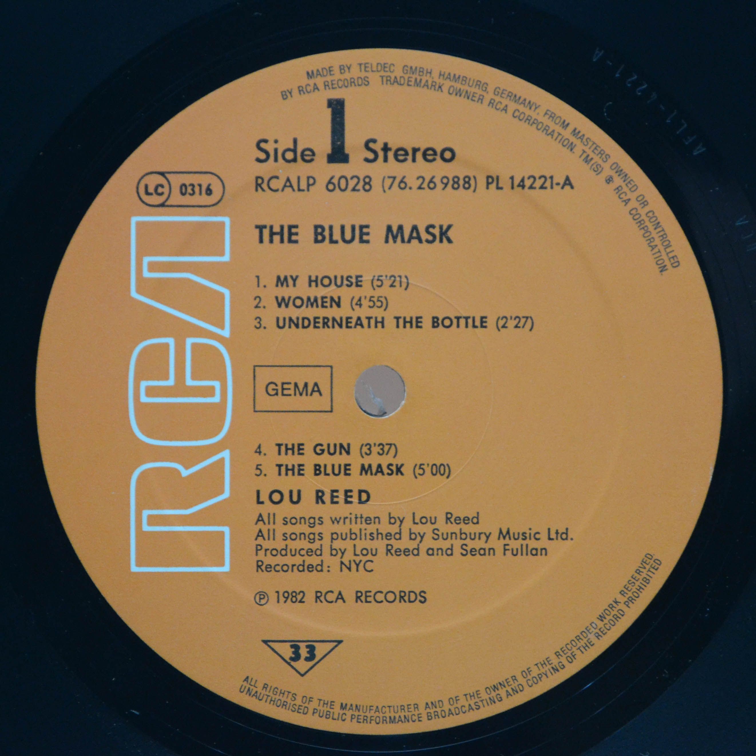 Lou Reed — The Blue Mask, 1982
