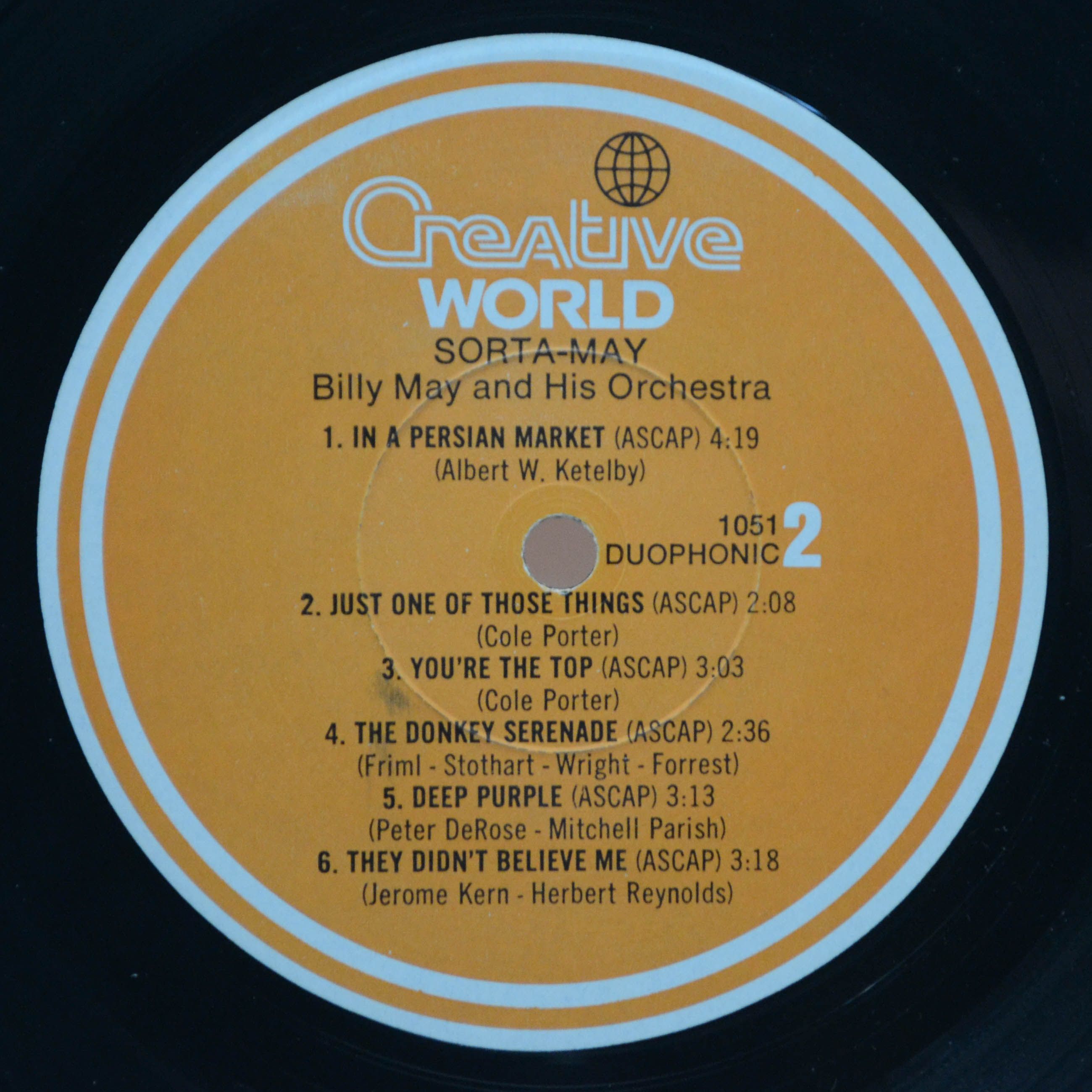 Billy May And His Orchestra — Sorta-May (USA), 1971