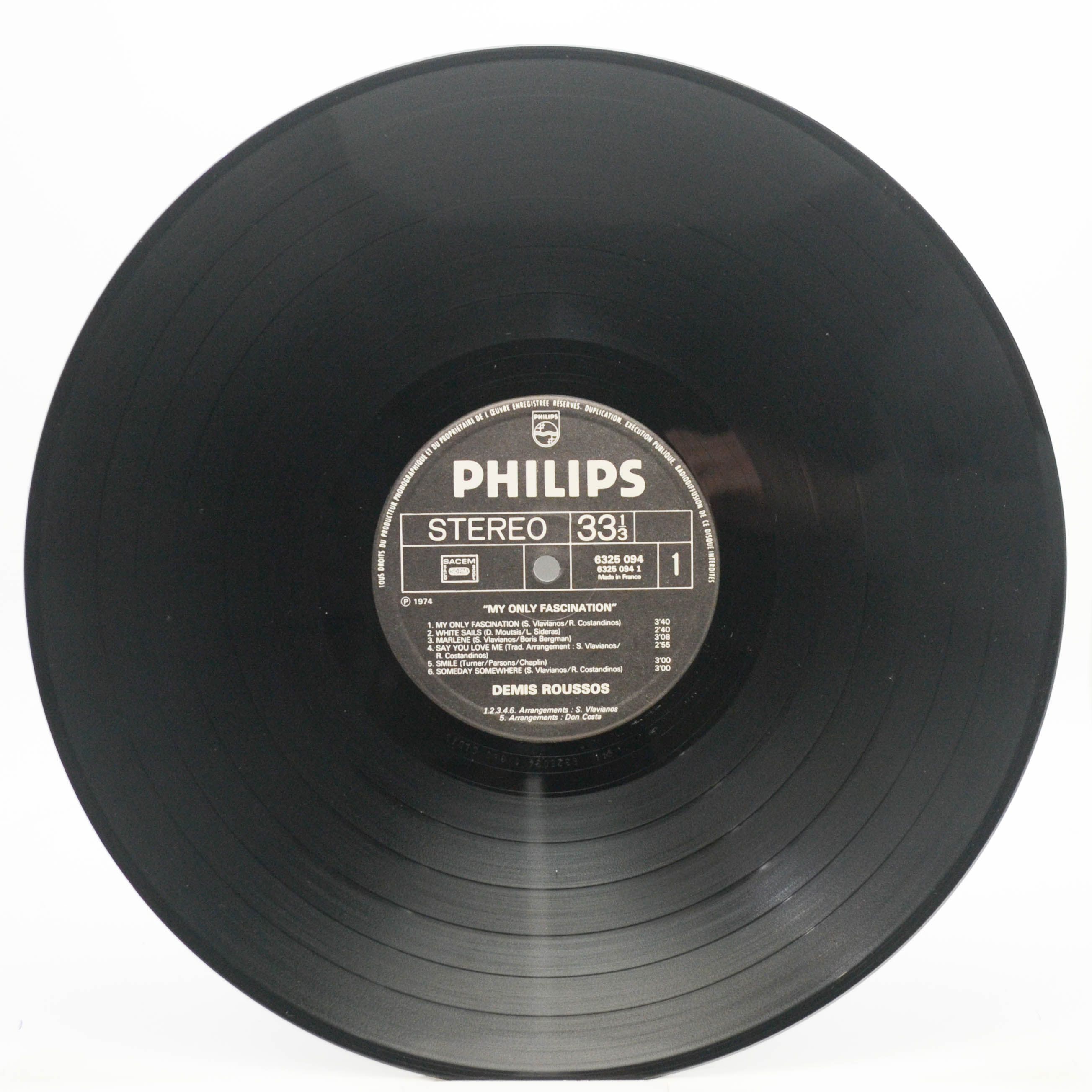 Demis Roussos — My Only Fascination (1-st, France), 1974
