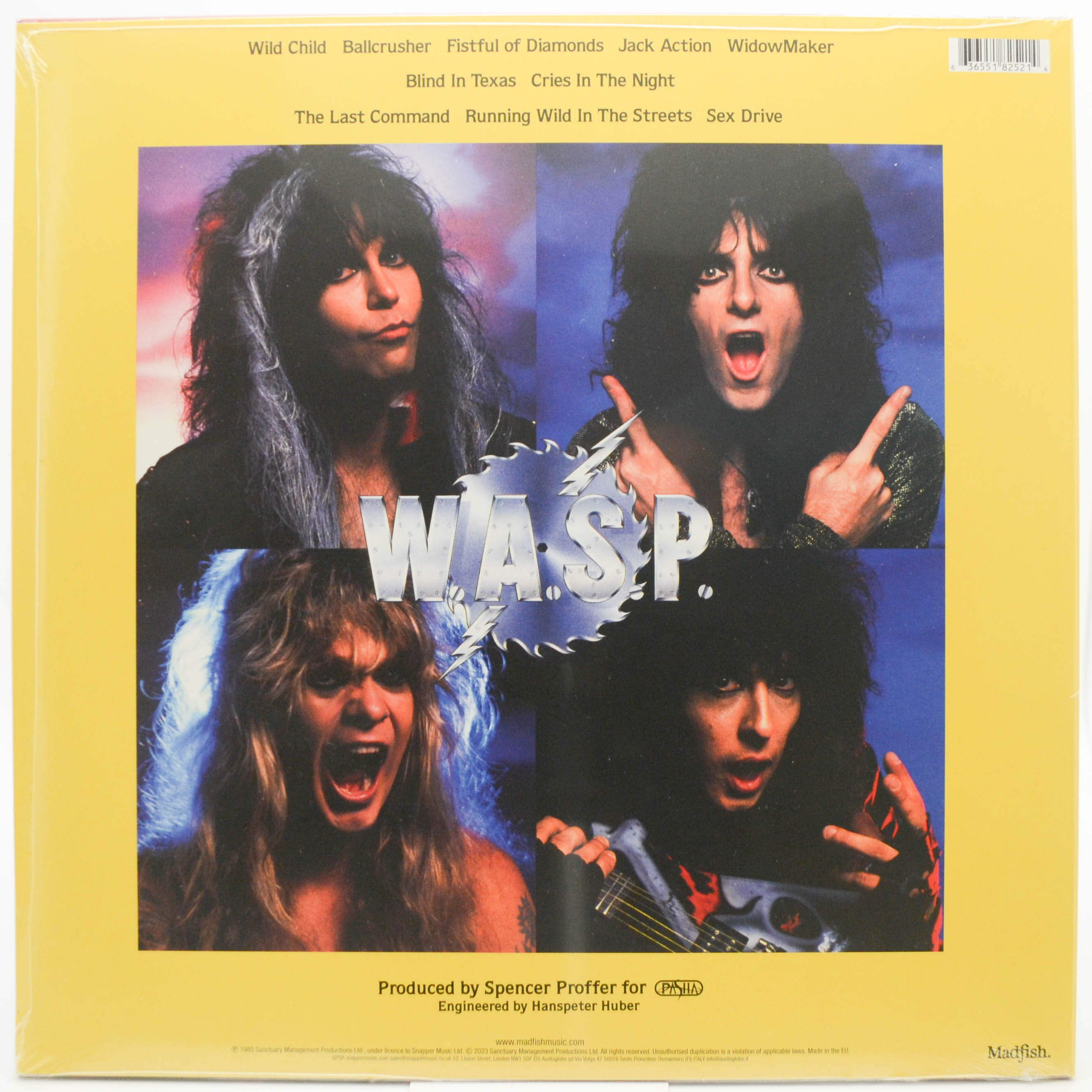 Виниловая пластинка W.A.S.P. — The Last Command, 1985
