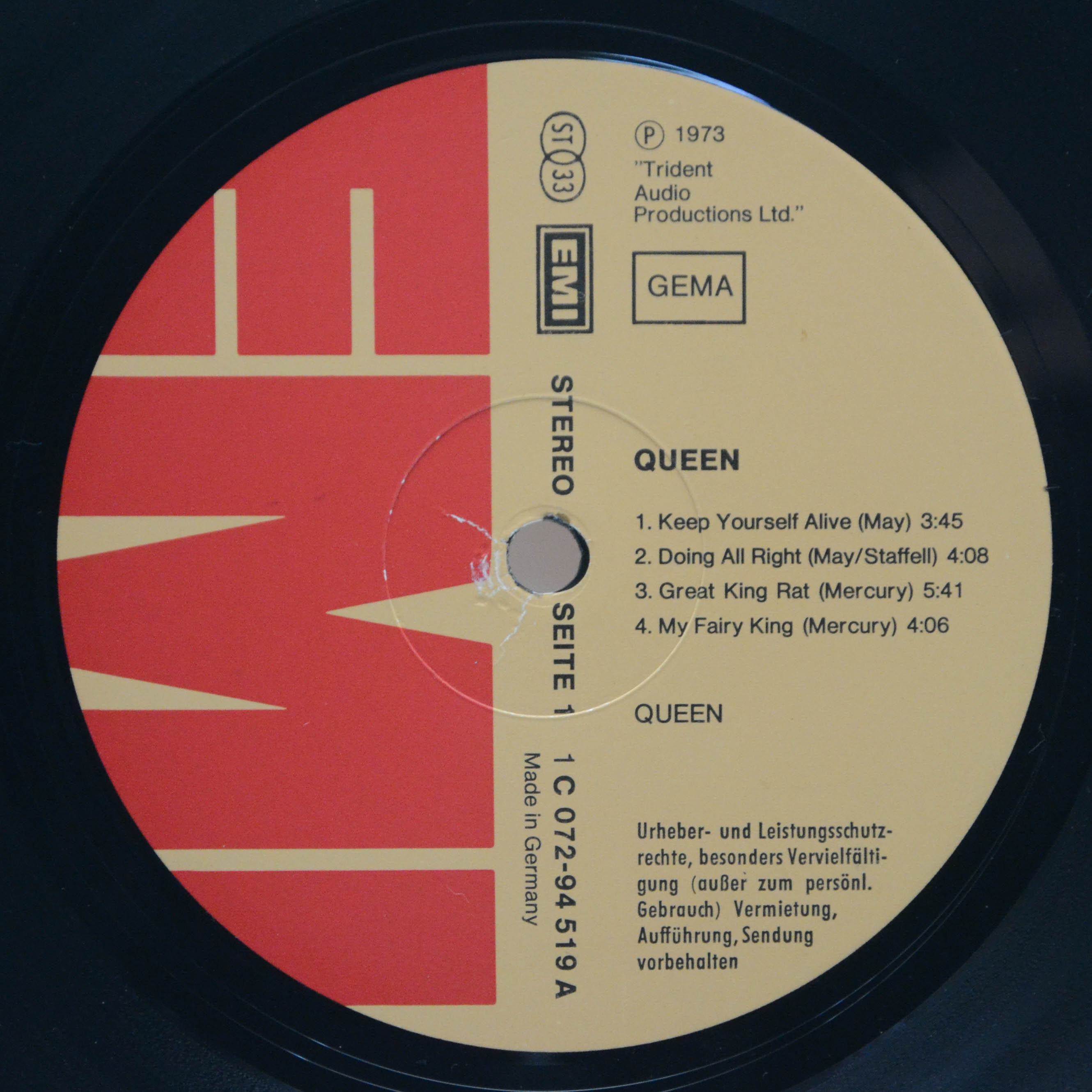Queen — Queen, 1973
