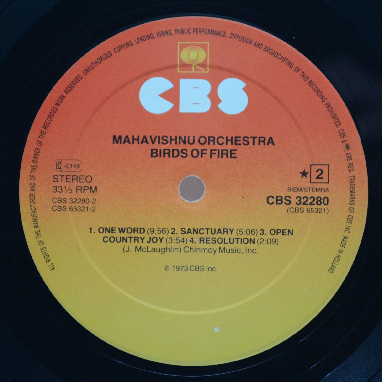 Mahavishnu Orchestra — Birds Of Fire, 1972