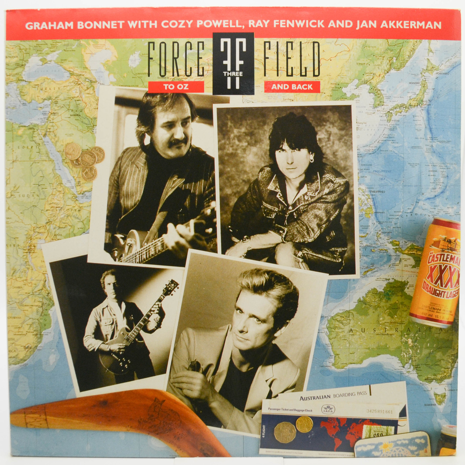 Виниловая пластинка Forcefield — To Oz And Back, 1990