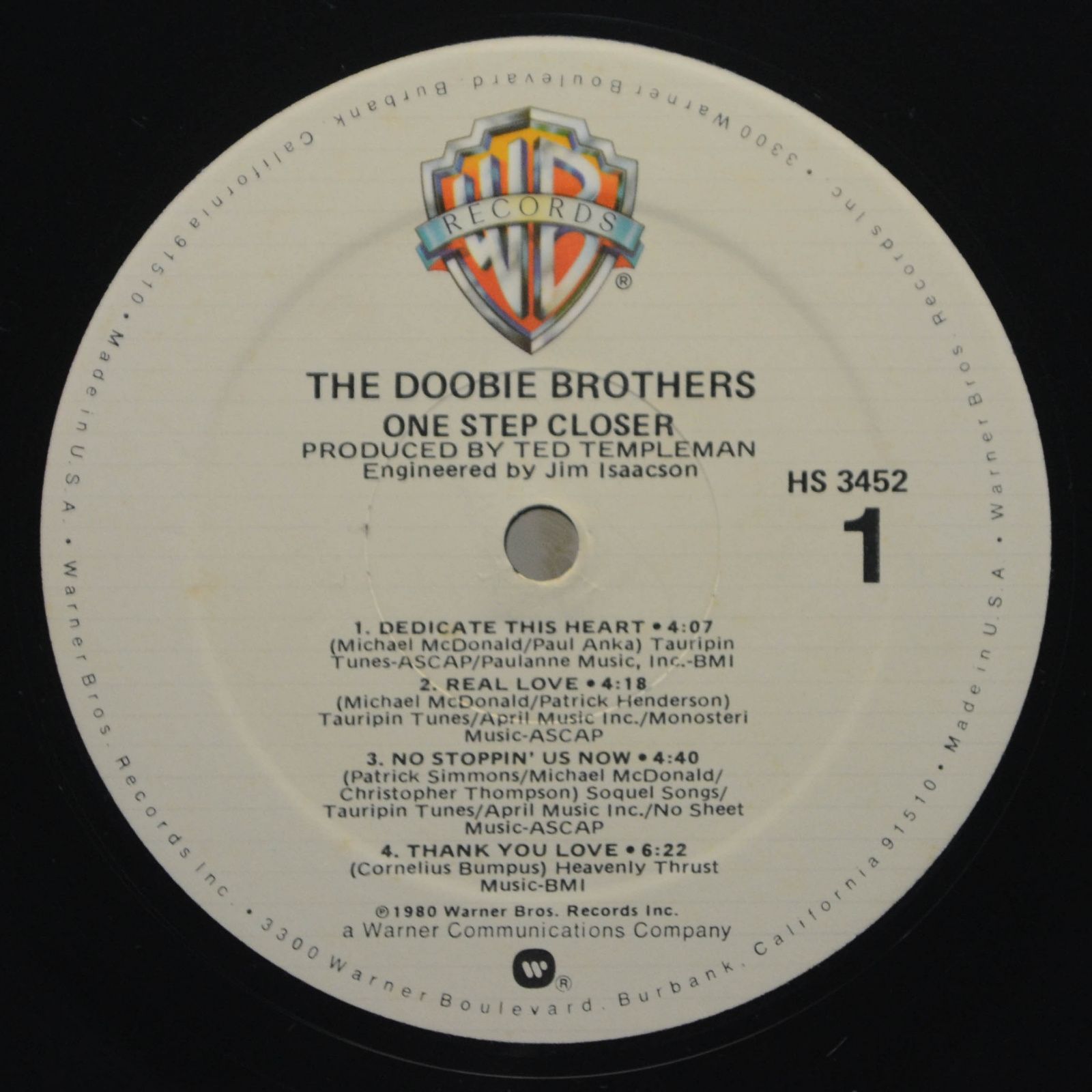 Doobie Brothers — One Step Closer (USA), 1980