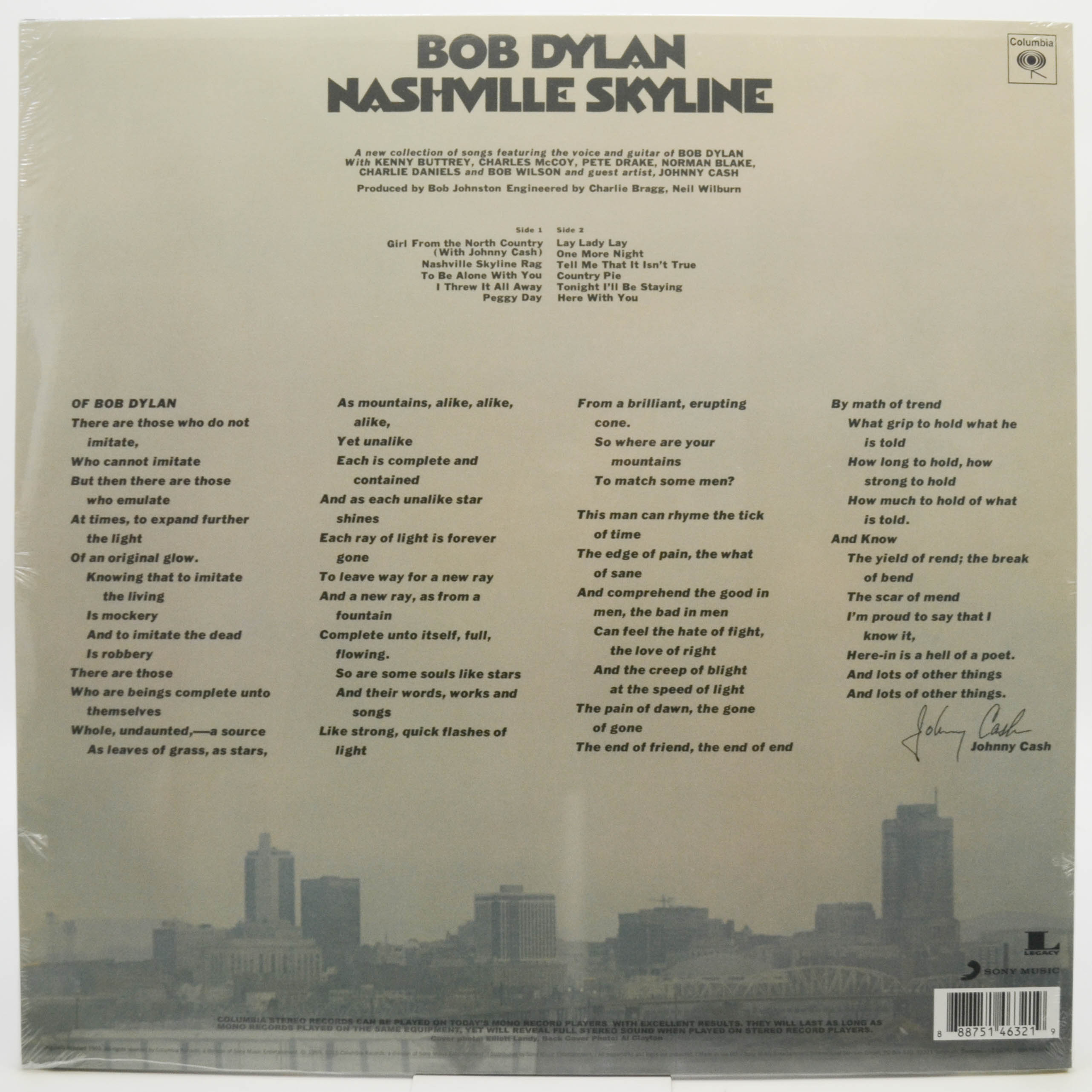 Bob Dylan — Nashville Skyline, 1969