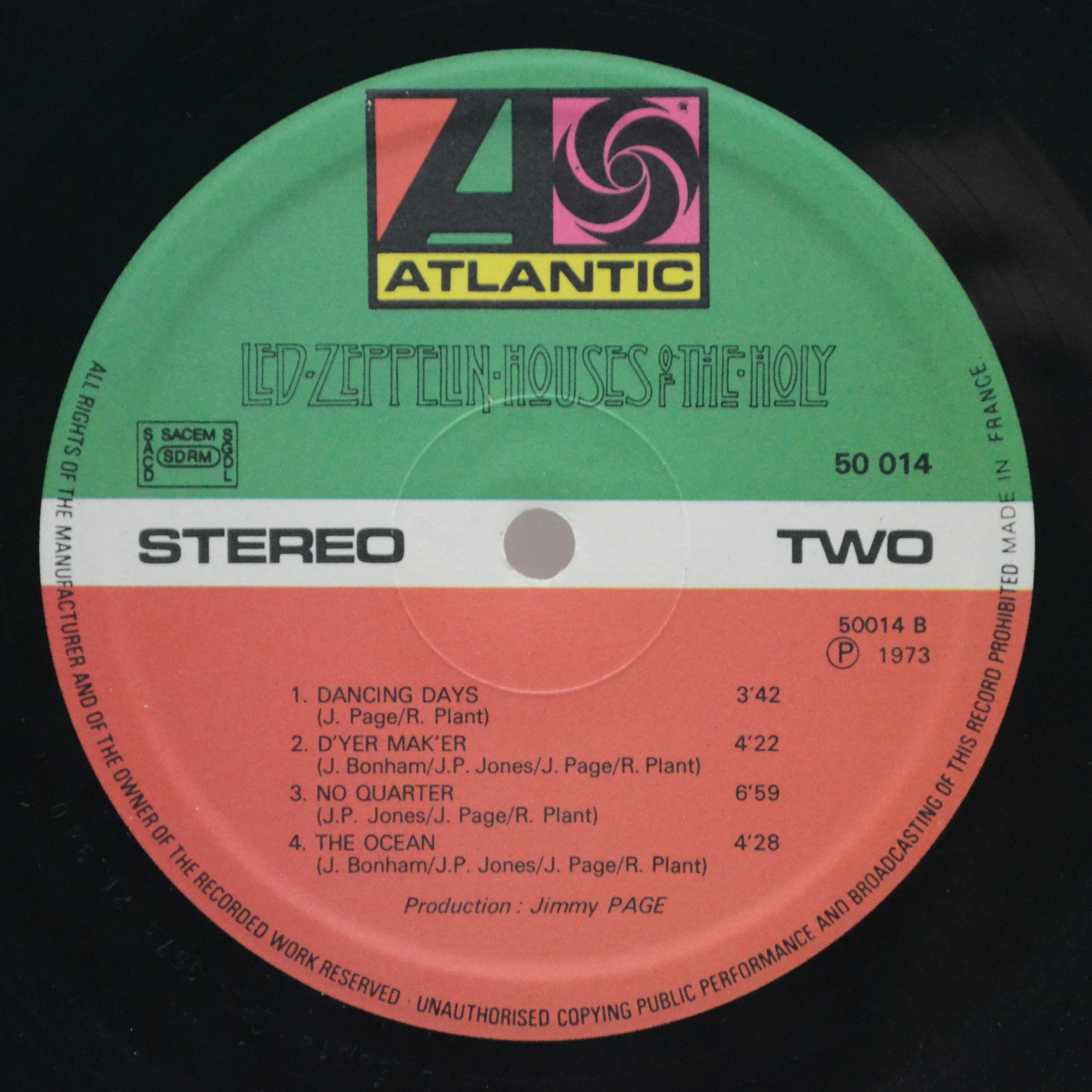 Led Zeppelin — Houses Of The Holy, 1973