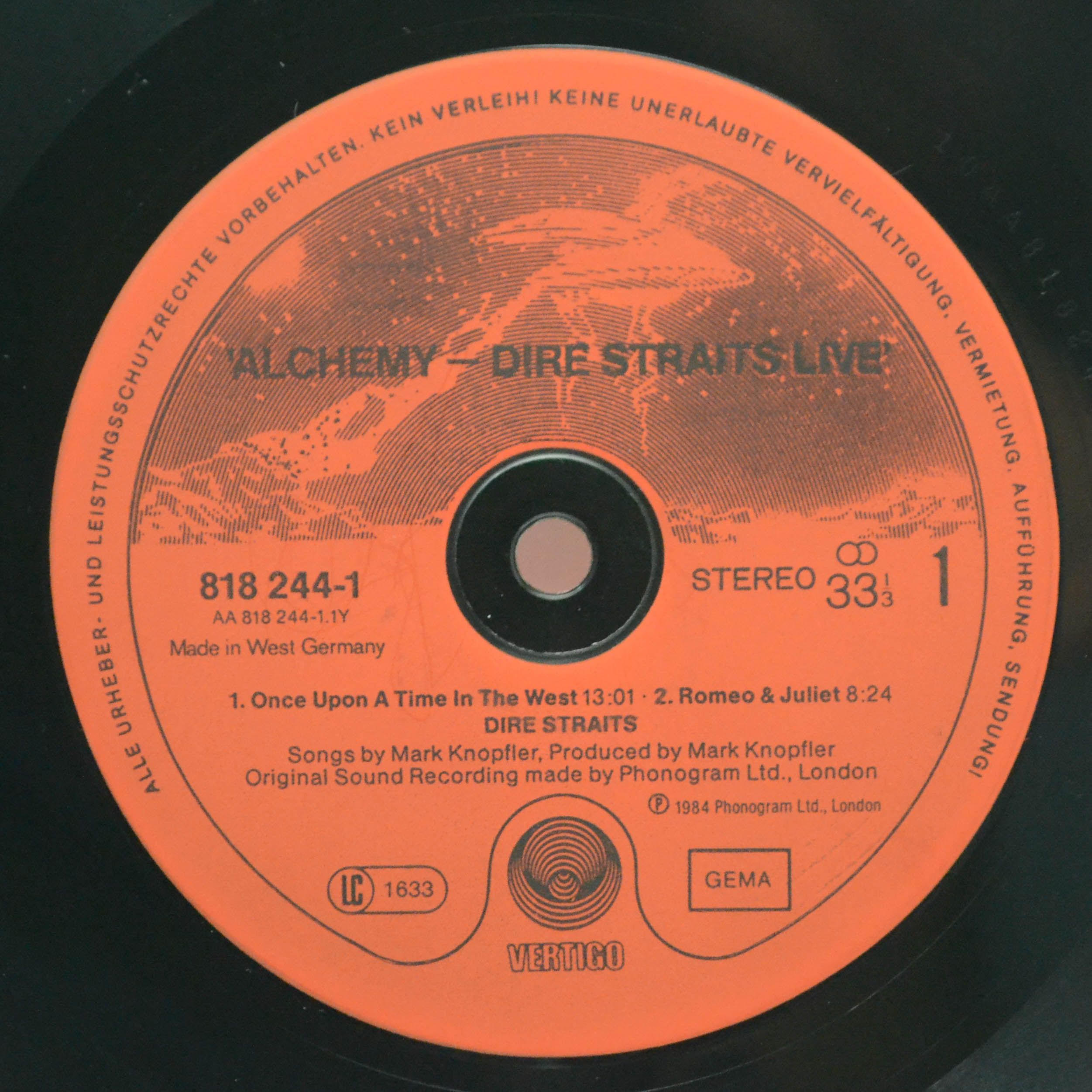 Dire Straits — Alchemy - Dire Straits Live (2LP), 1984