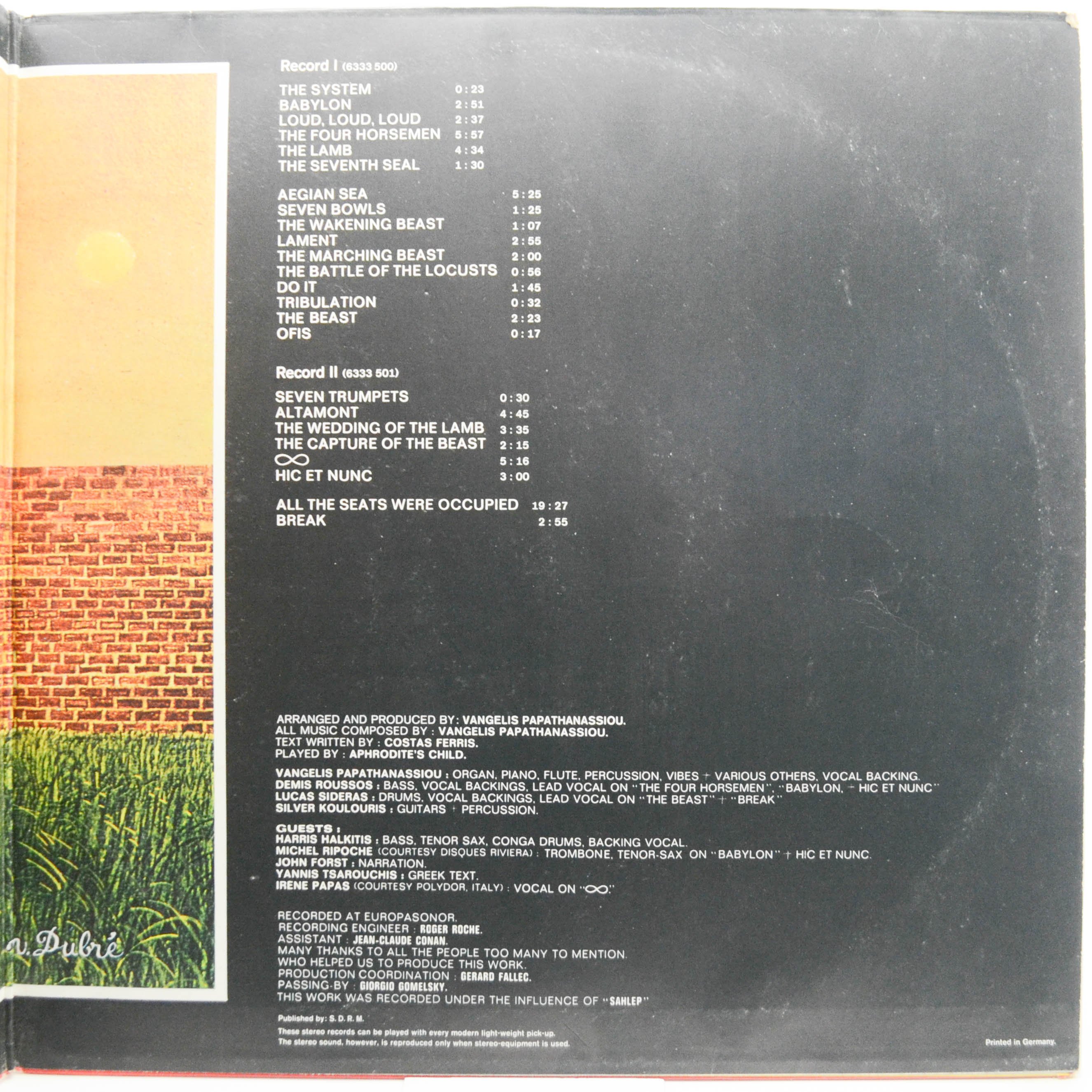 Aphrodite's Child — 666 (2LP), 1972