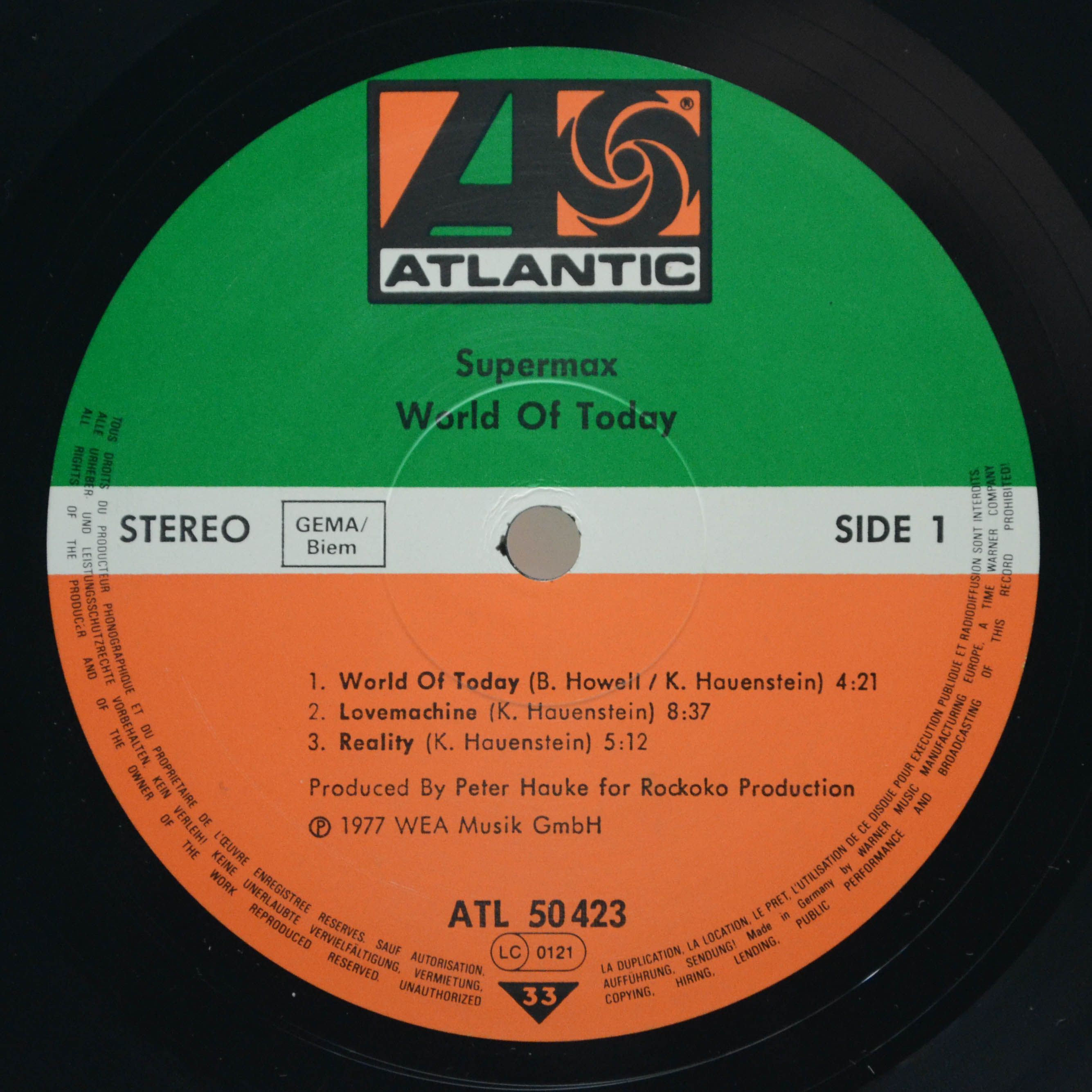 Supermax — World Of Today, 1977