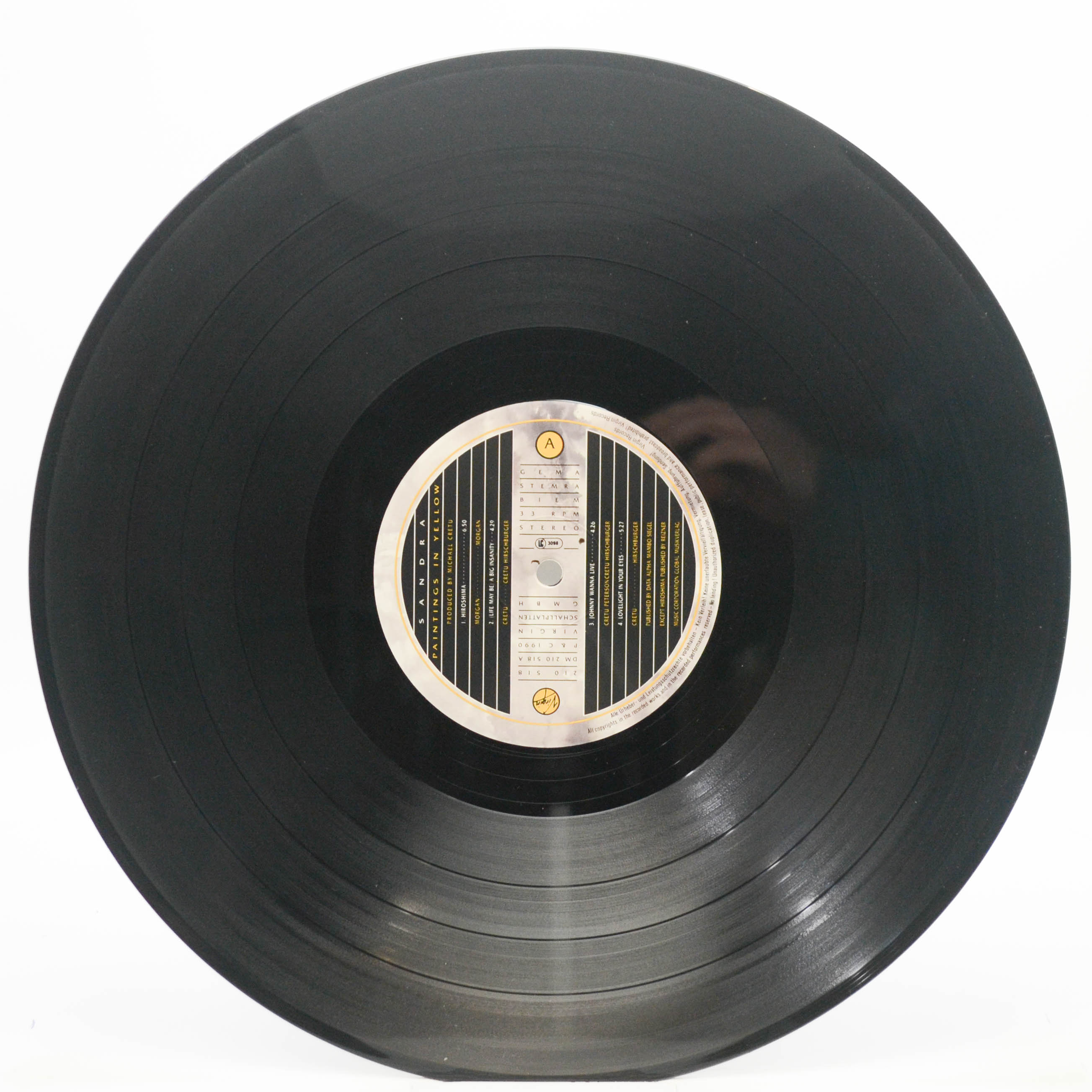 Sandra — Paintings In Yellow, 1990