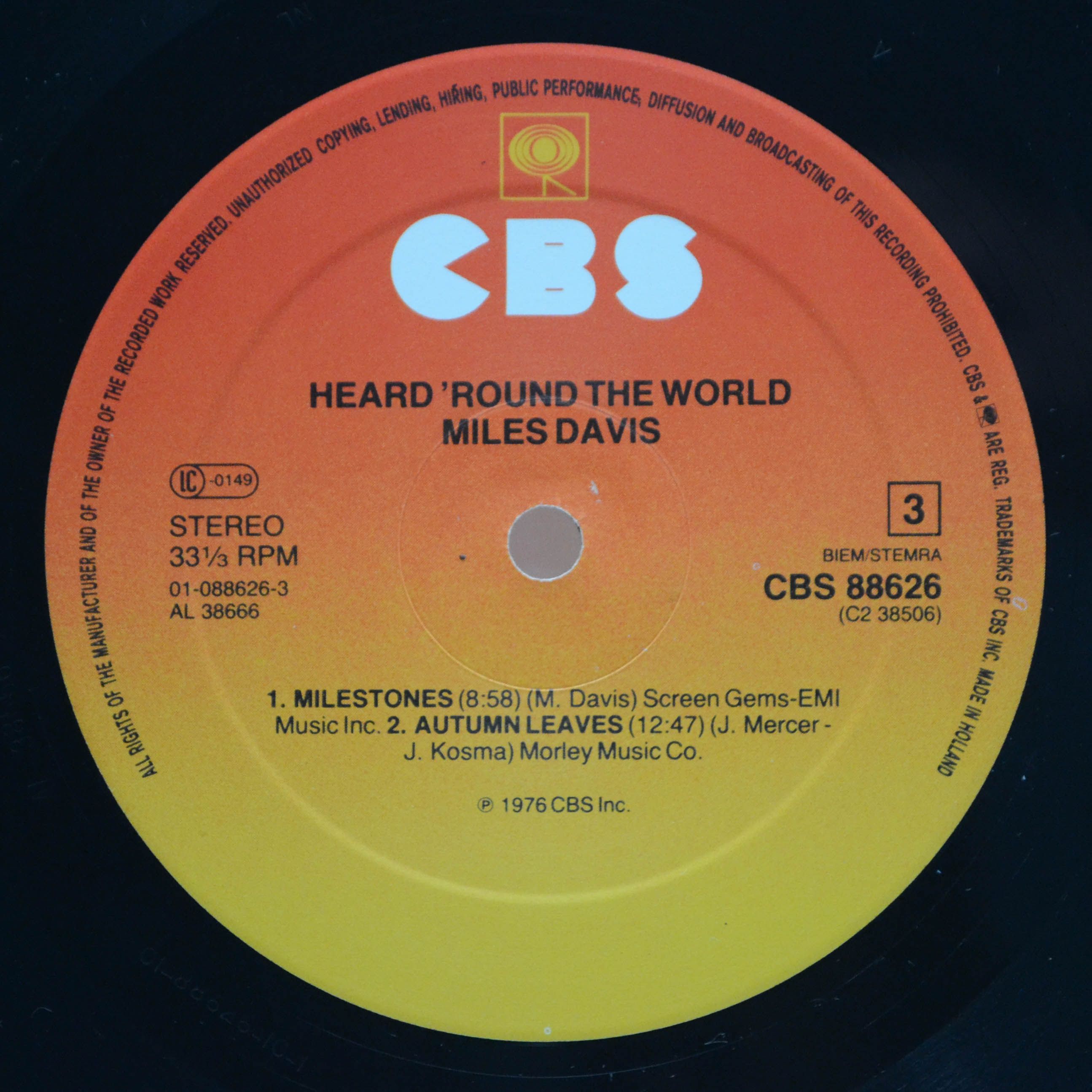Miles Davis — Heard 'Round The World (2LP), 1983