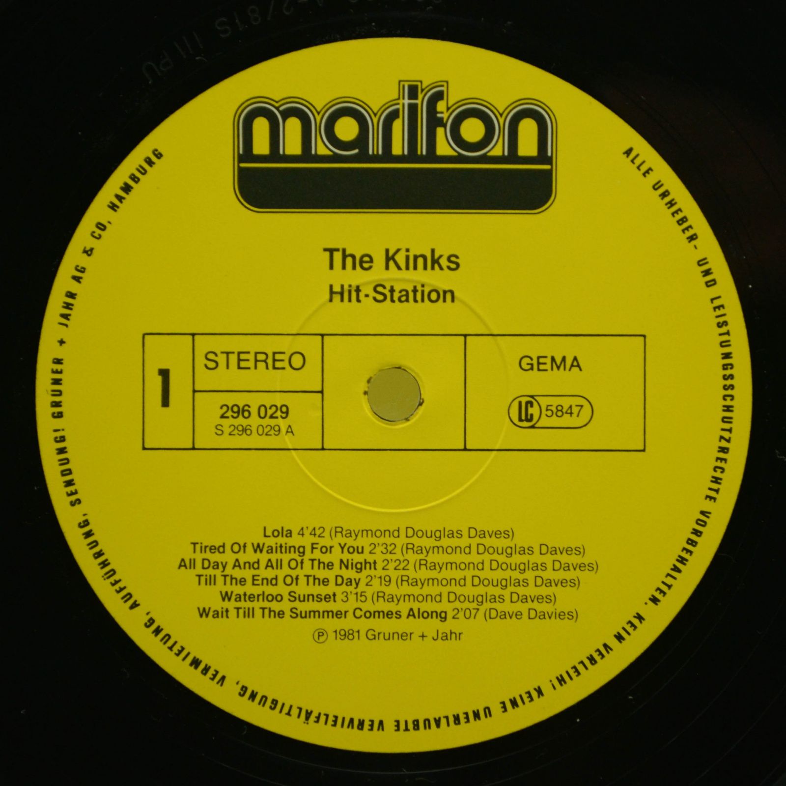 Kinks — Hit Station, 1981