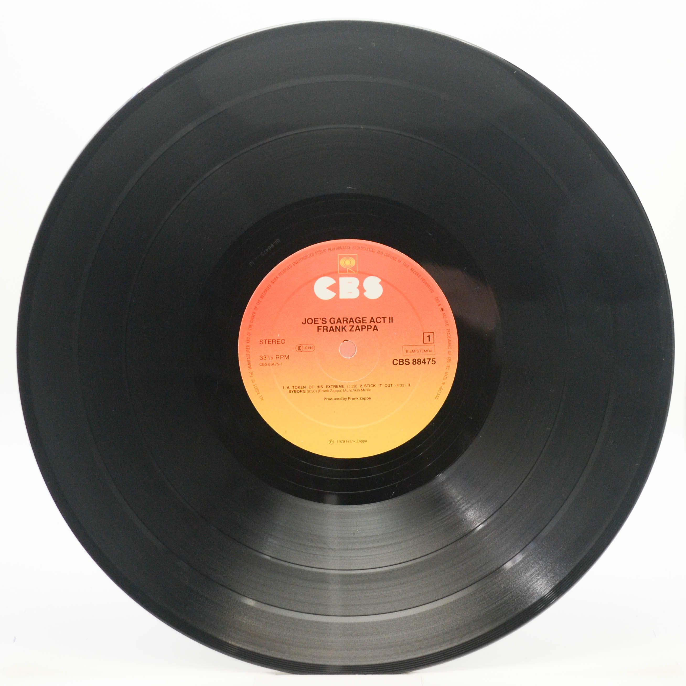 Frank Zappa — Joe's Garage Acts II & III (2LP), 1979