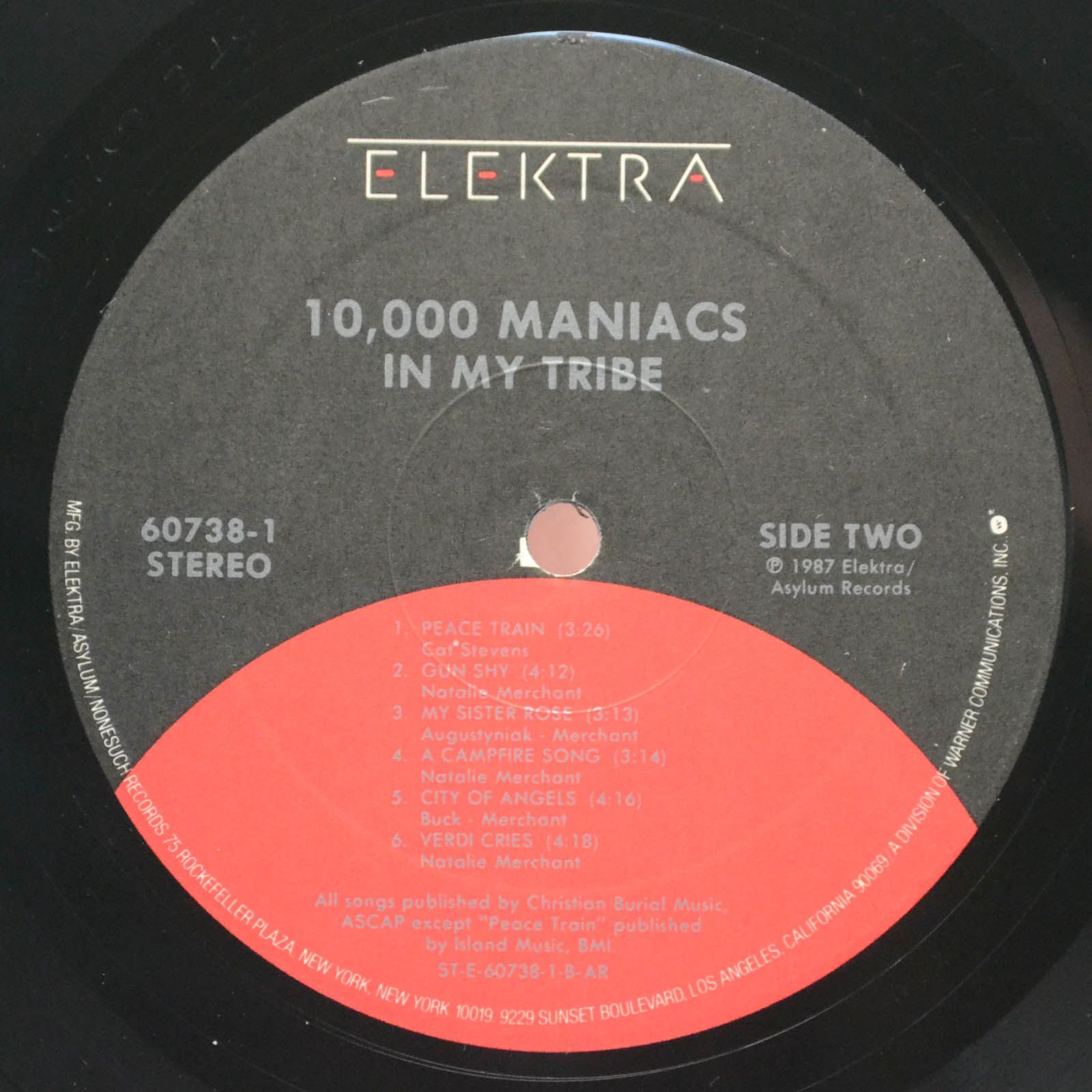 10,000 Maniacs — In My Tribe (1-st, USA), 1987