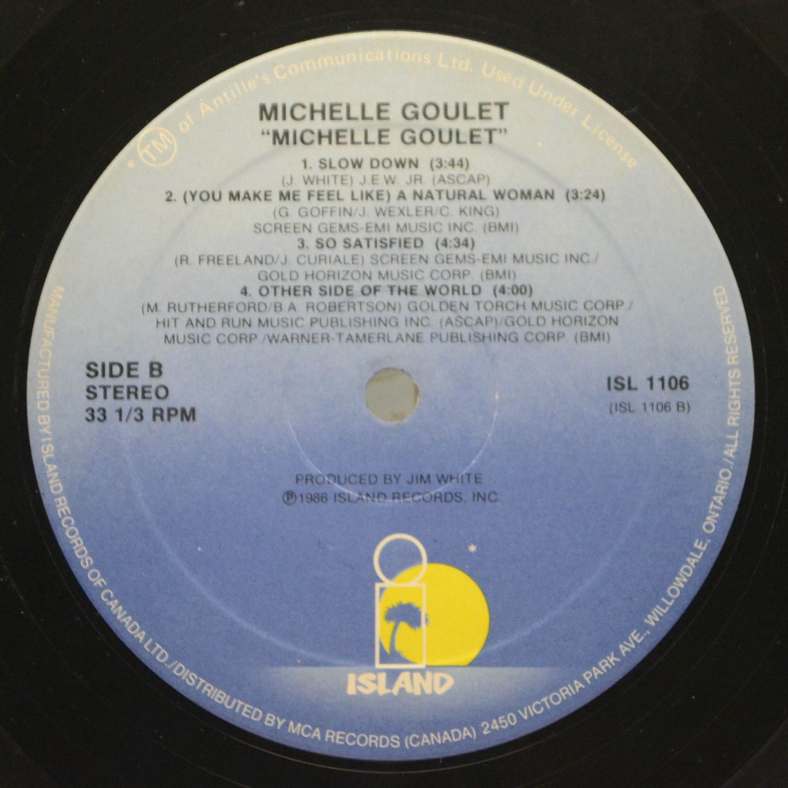Michelle Goulet — Michelle Goulet, 1986
