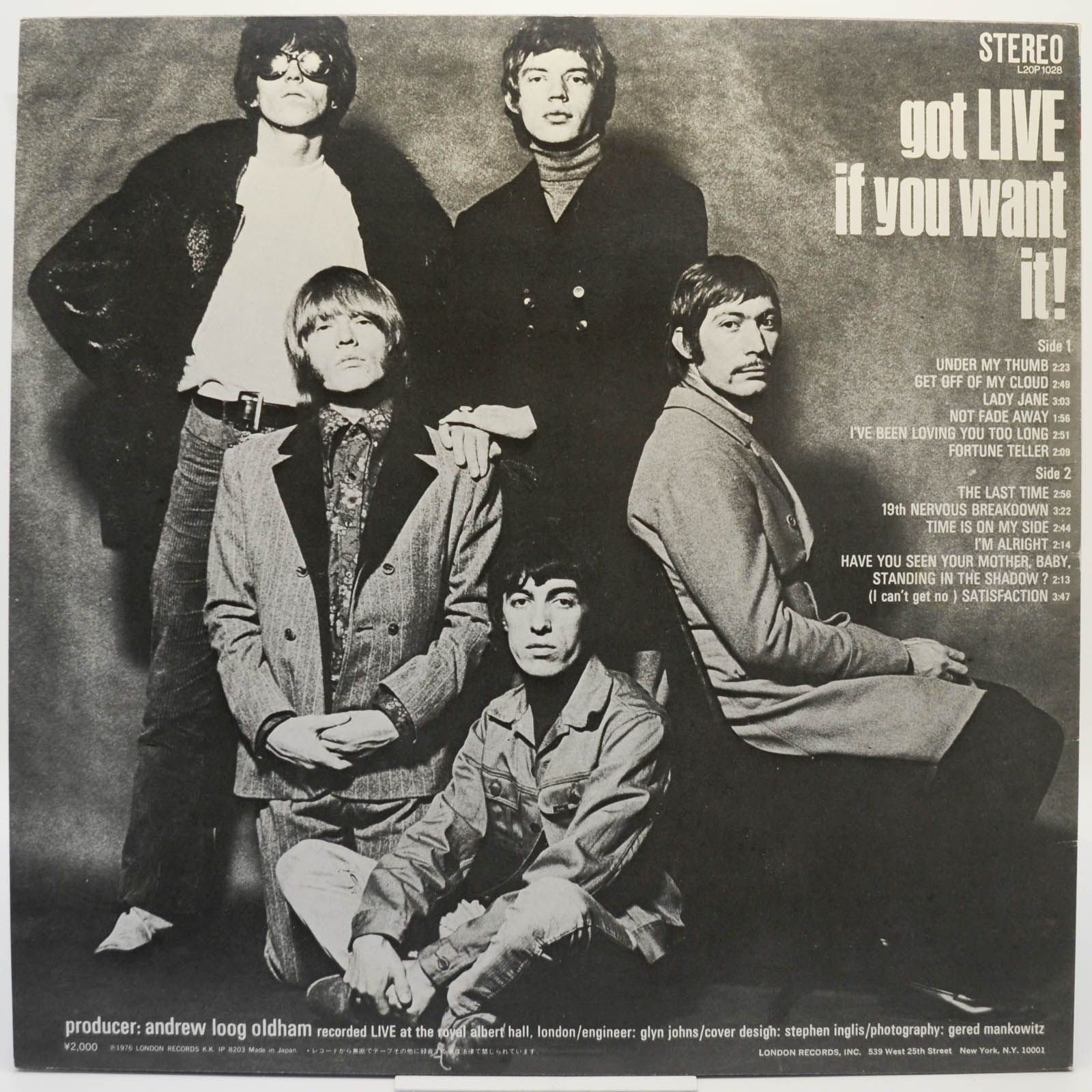 Rolling Stones — Got Live If You Want It!, 1966