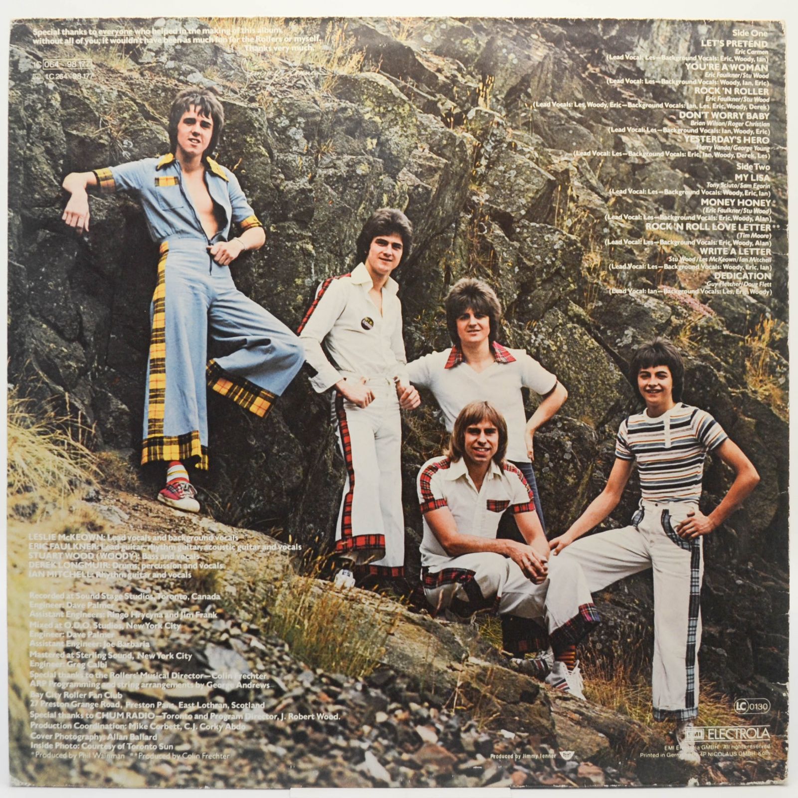 Bay City Rollers — Dedication, 1976