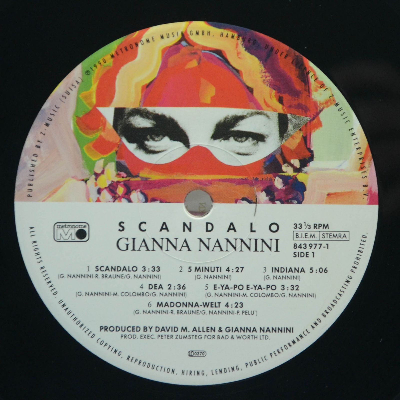 Gianna Nannini — Scandalo, 1990