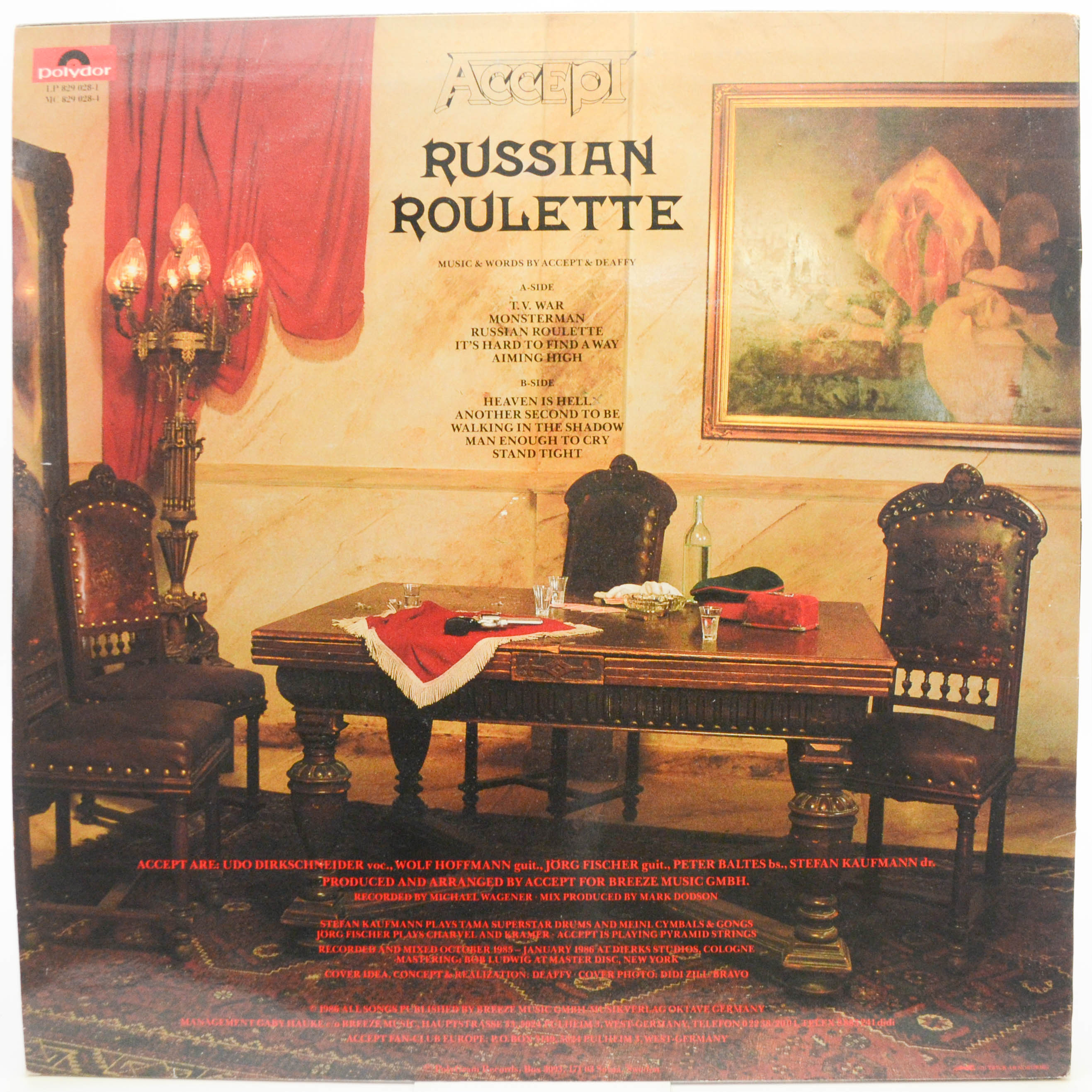 Accept — Russian Roulette, 1986