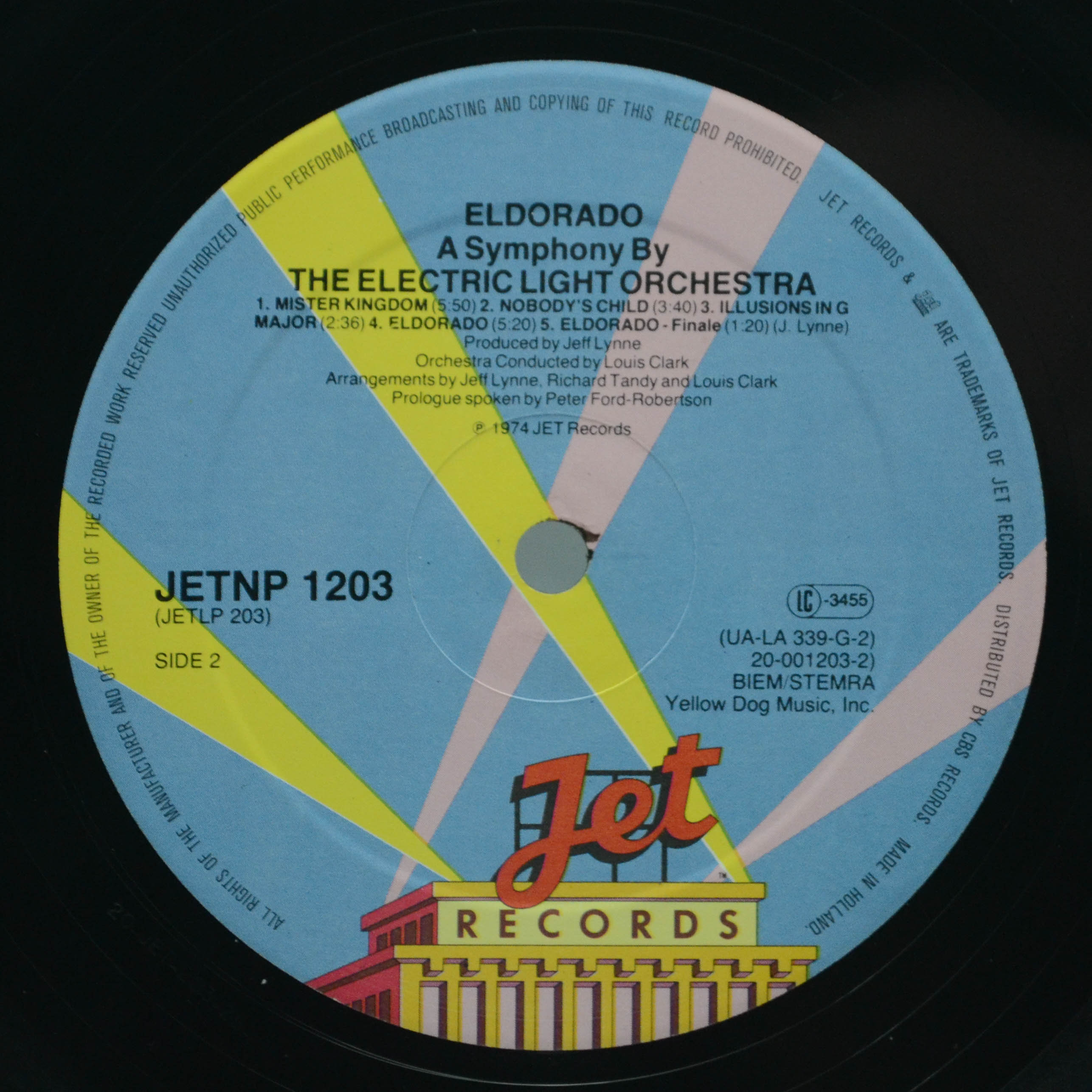Electric Light Orchestra — Eldorado - A Symphony By The Electric Light Orchestra, 1974