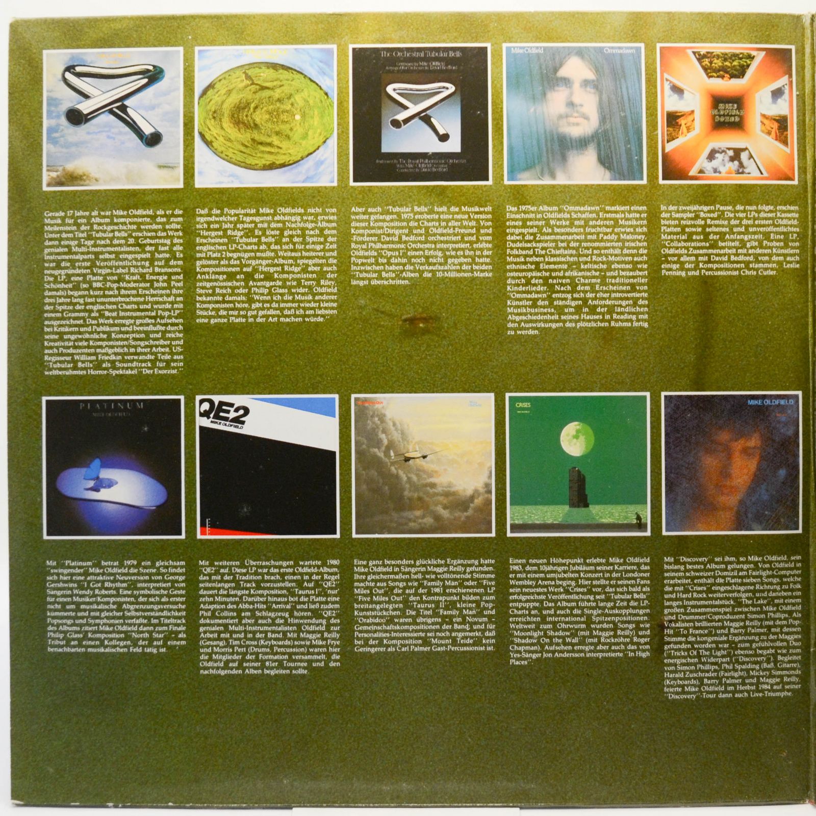 Mike Oldfield — The Complete Mike Oldfield (2LP), 1985