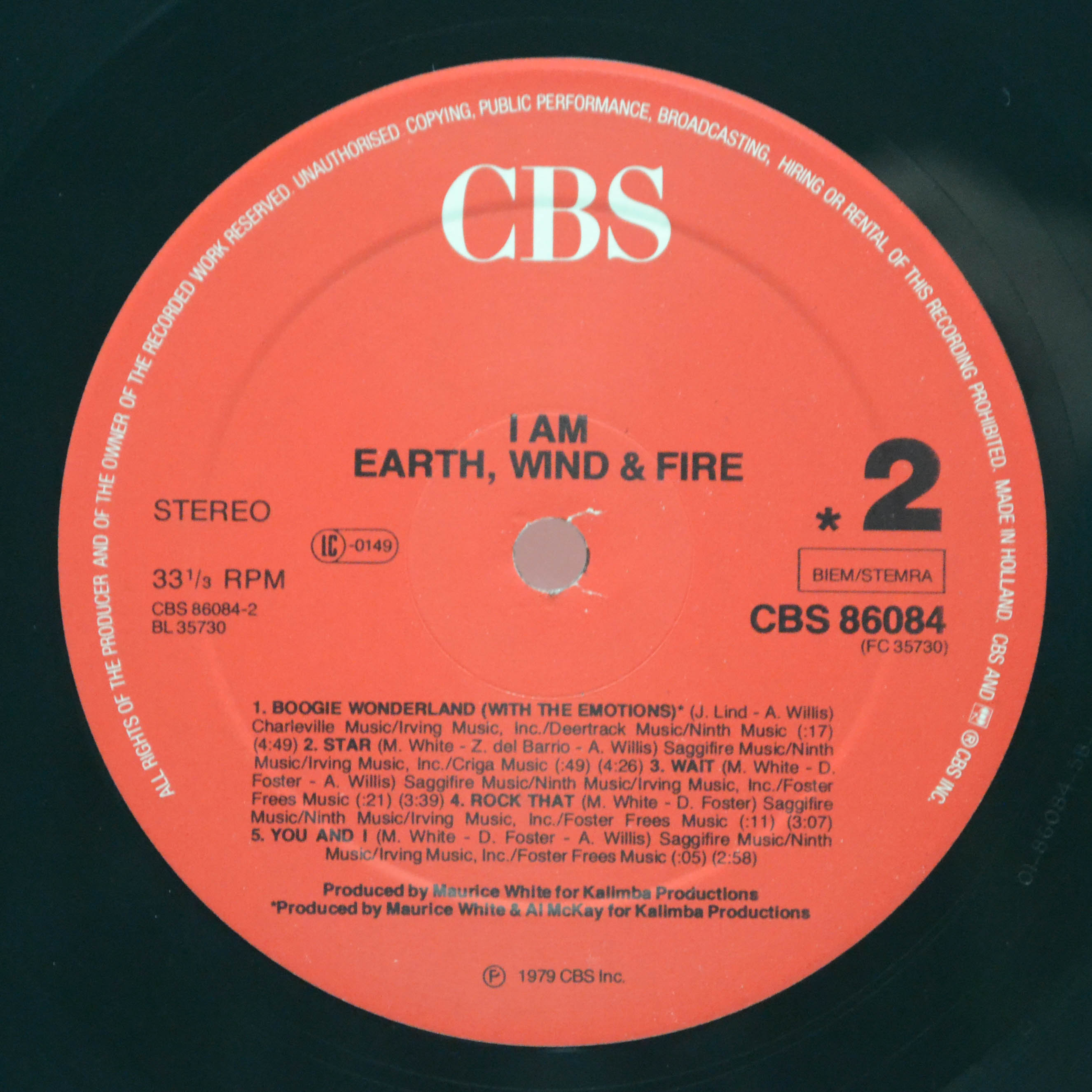 Earth, Wind & Fire — I Am, 1979