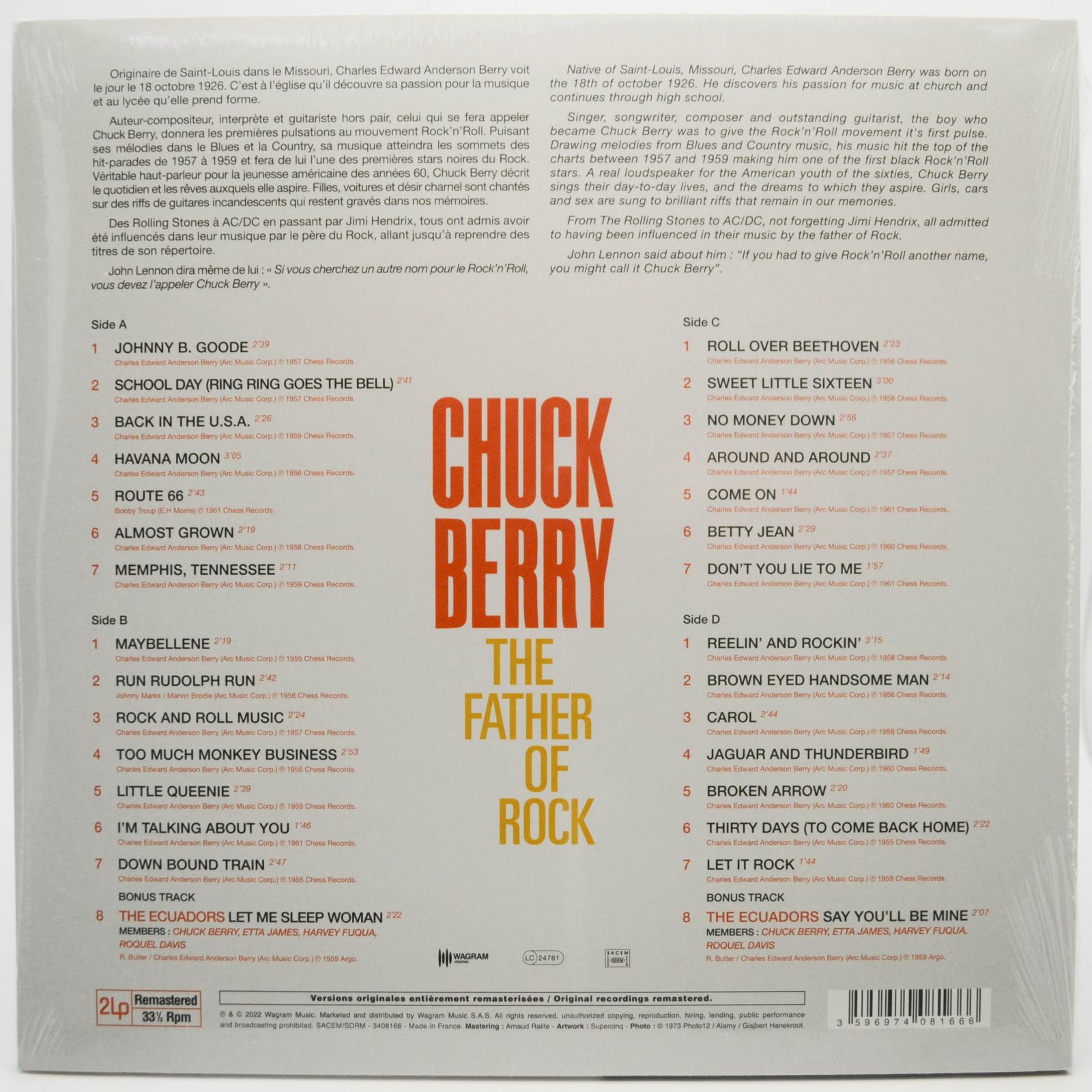 Chuck Berry — The Father Of Rock (2LP), 2022